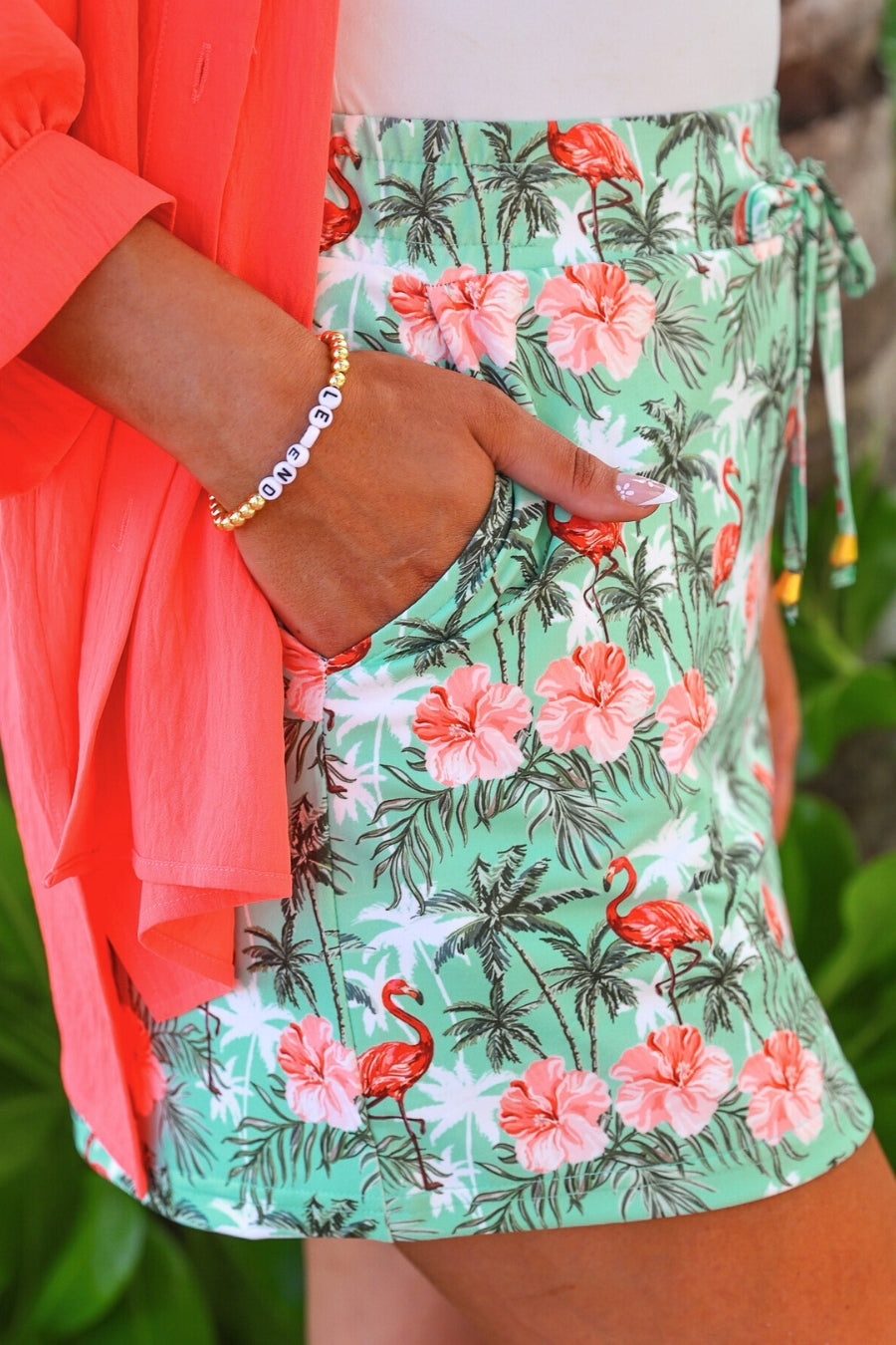 PREORDER: Palm Beach Flamingo Skort by Jess Lea (ETA: February)