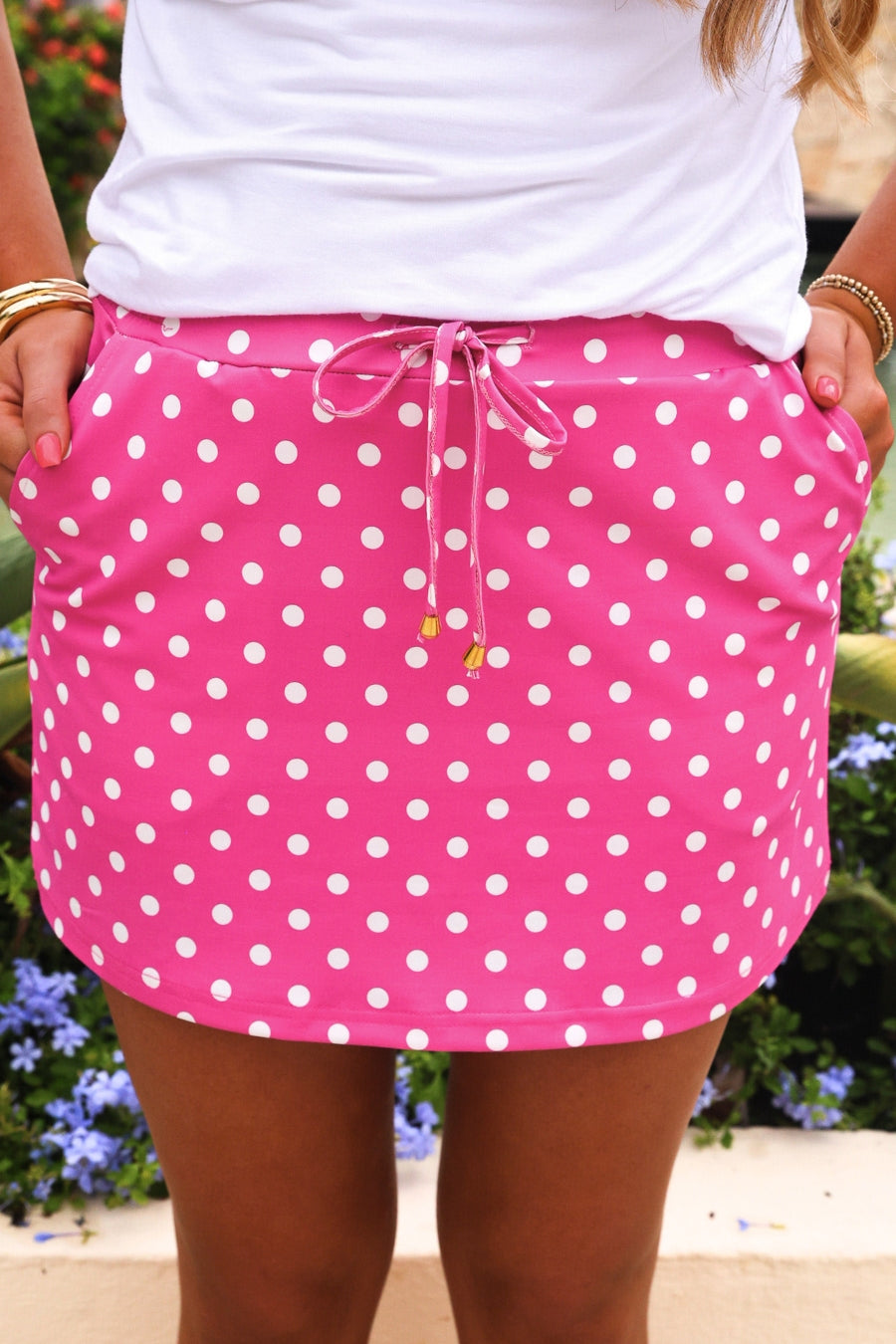 PREORDER: Pink Polka Dot Skort by Jess Lea (ETA: February) - BFF Here