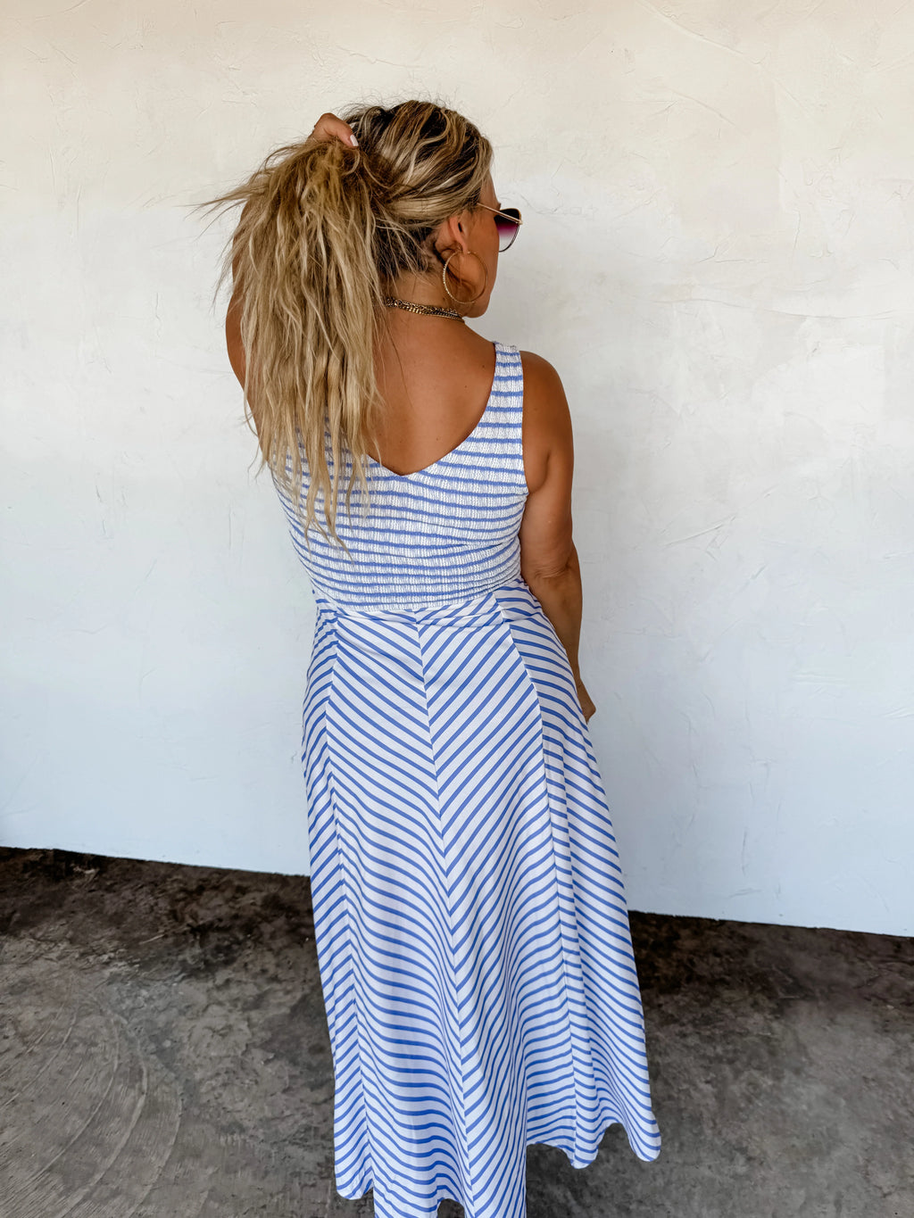 Luciana Stripe Dress by Blakeley - BFF Here