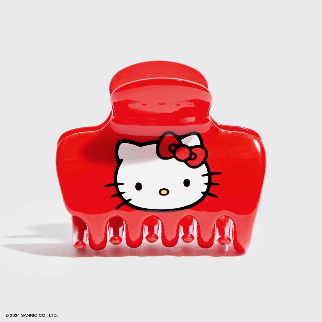 Hello Kitty x Kitsch Recycled Puffy Claw Clip- Kitty Face - BFF Here