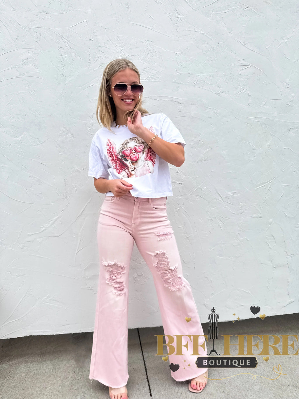 Cupid Vibes Tee by Blakeley - BFF Here