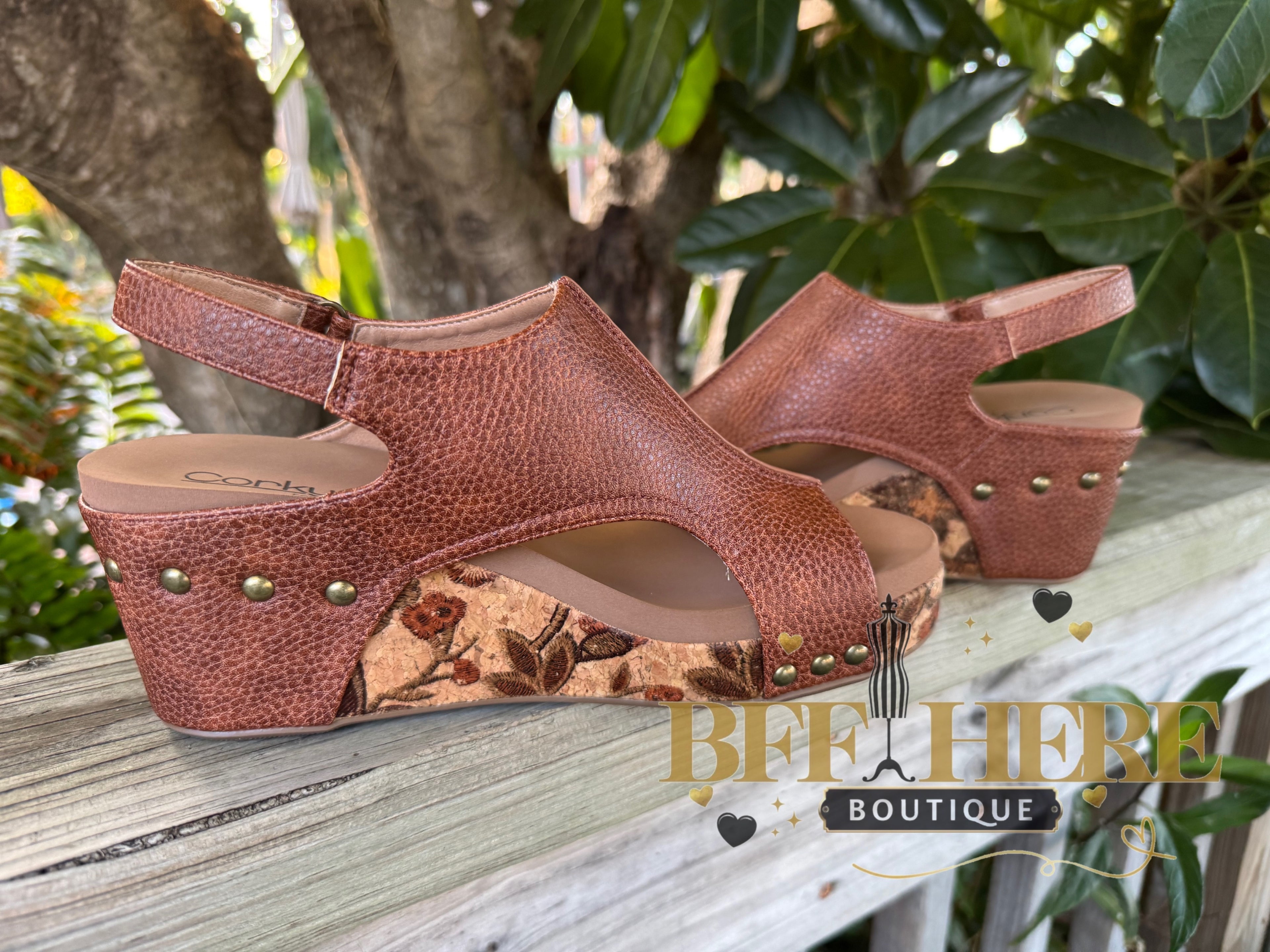 Carley - Cognac Tumbled by Corkys - BFF Here