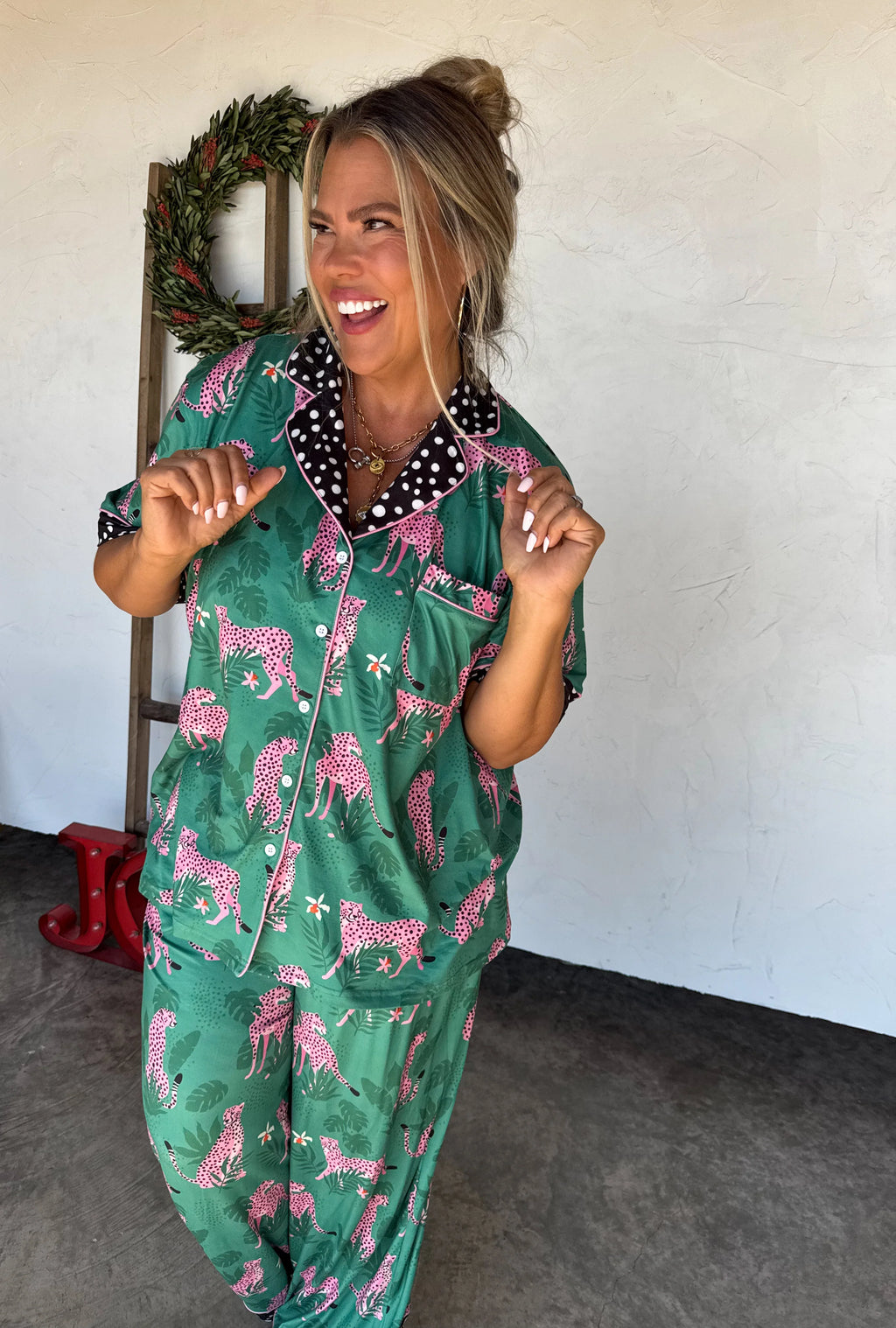 PREORDER: Leopard & Cheetah Star Lux PJ Set by Blakeley (ETA: Early December) - BFF Here