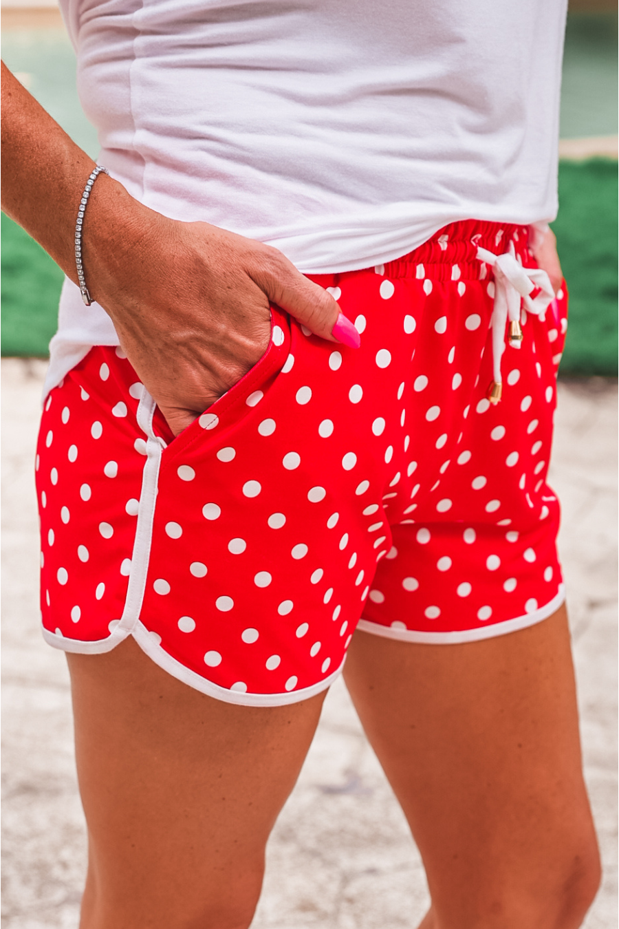 PREORDER- Red Polka Dot Everyday Shorts by Jess Lea (ETA: February) - BFF Here