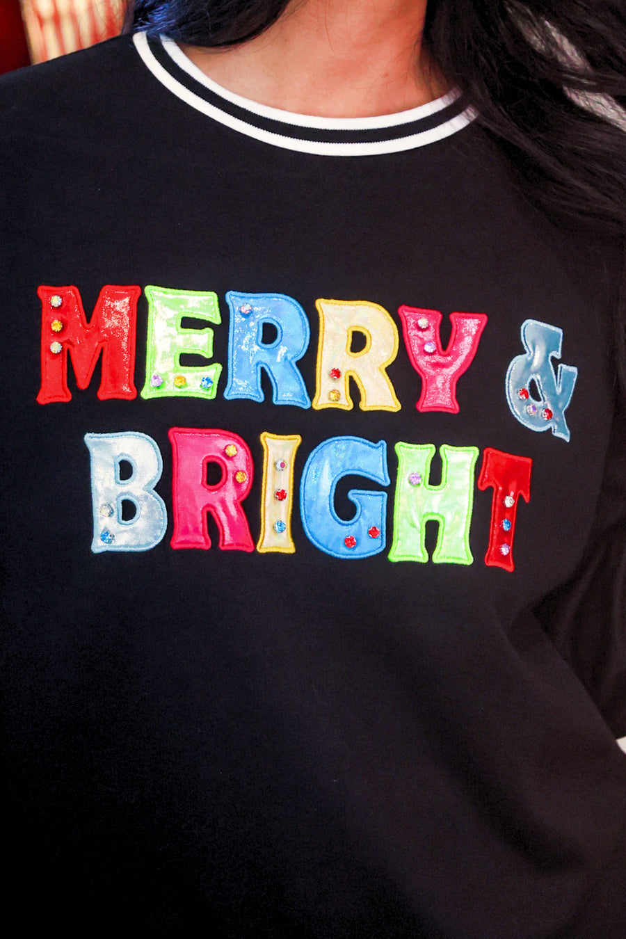 PREORDER: Merry & Bright Foil Pullover by Jess Lea (ETA: September)
