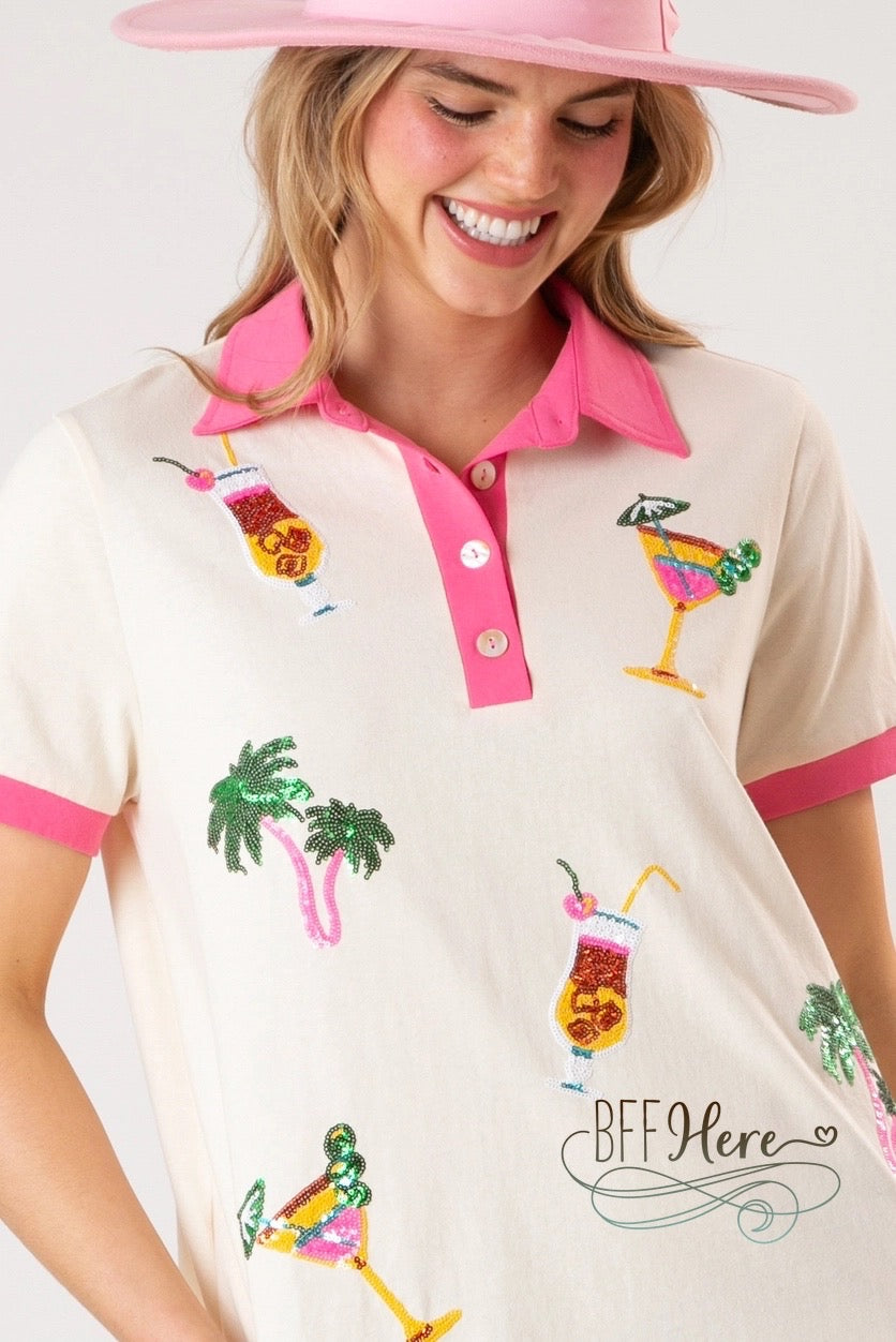 Island Vibes Cocktail Dress - BFF Here