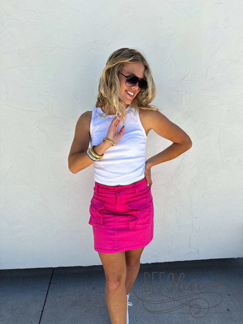 PREORDER: Carly Cargo Skirt by Blakeley / Choice of Color (Ships Middle of June) - BFF Here