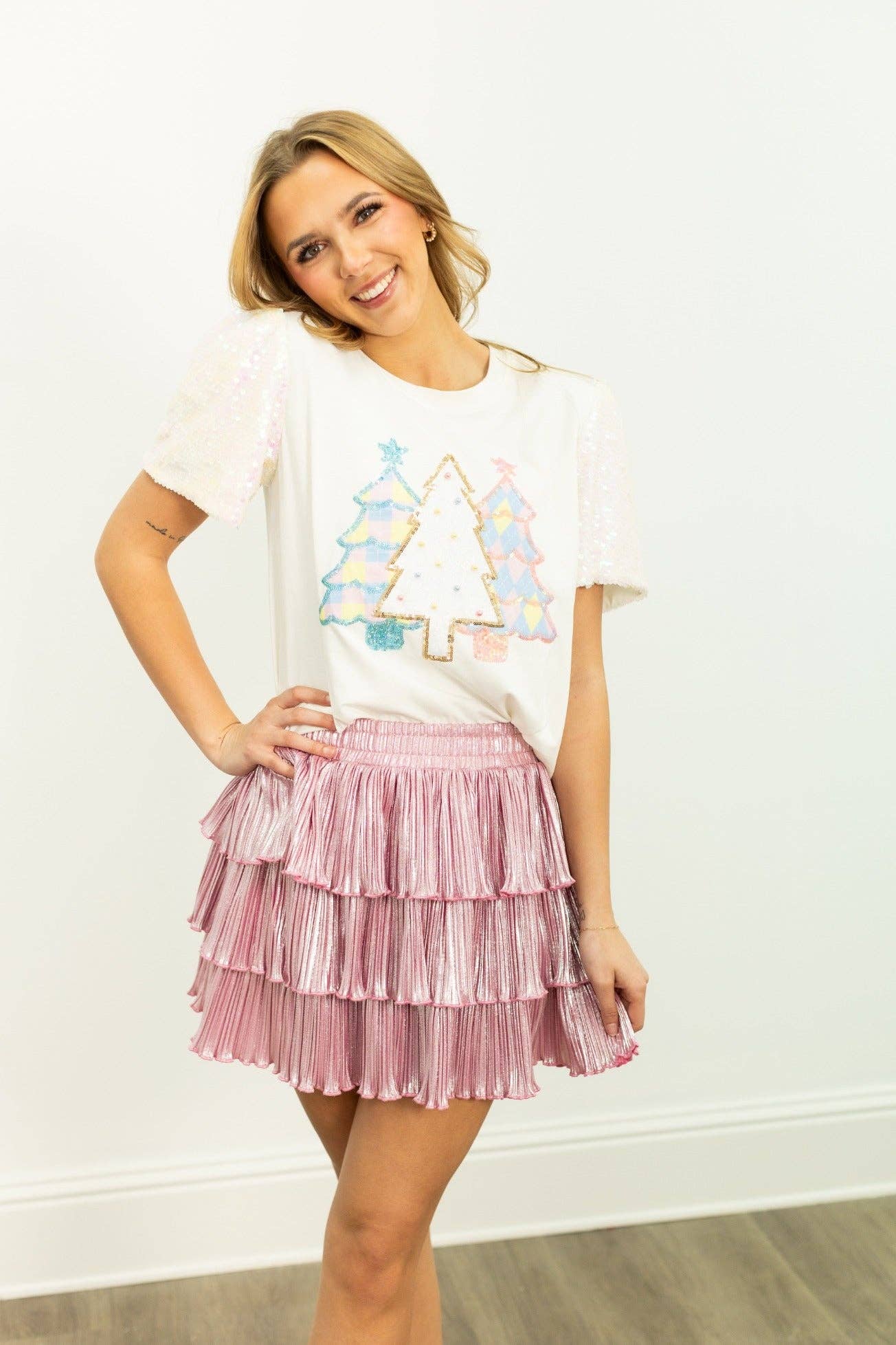 Festive Forest on Princess Top by Grace & Emma - BFF Here