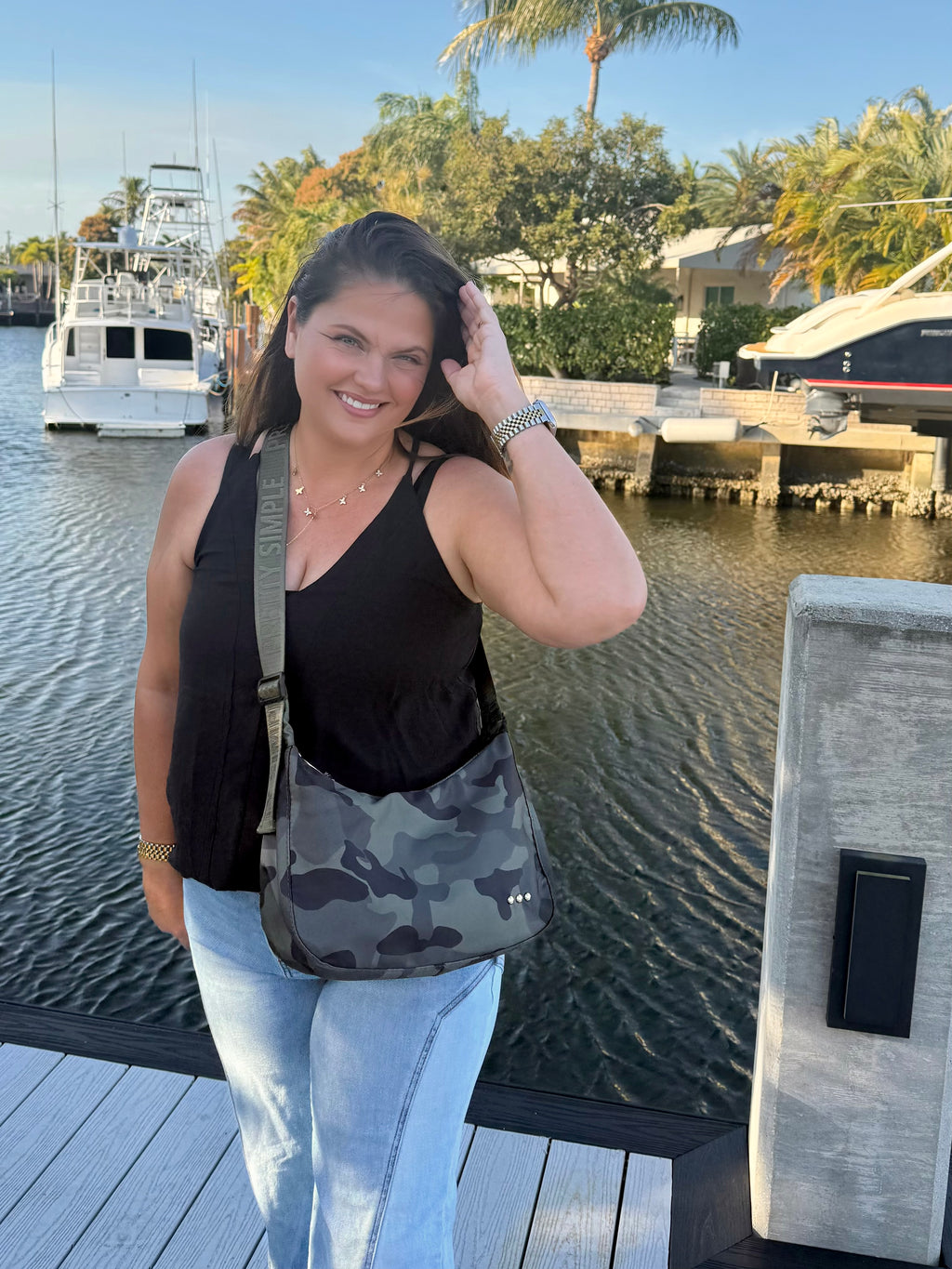Sara Nylon Crossbody Bag by Pretty Simple - BFF Here
