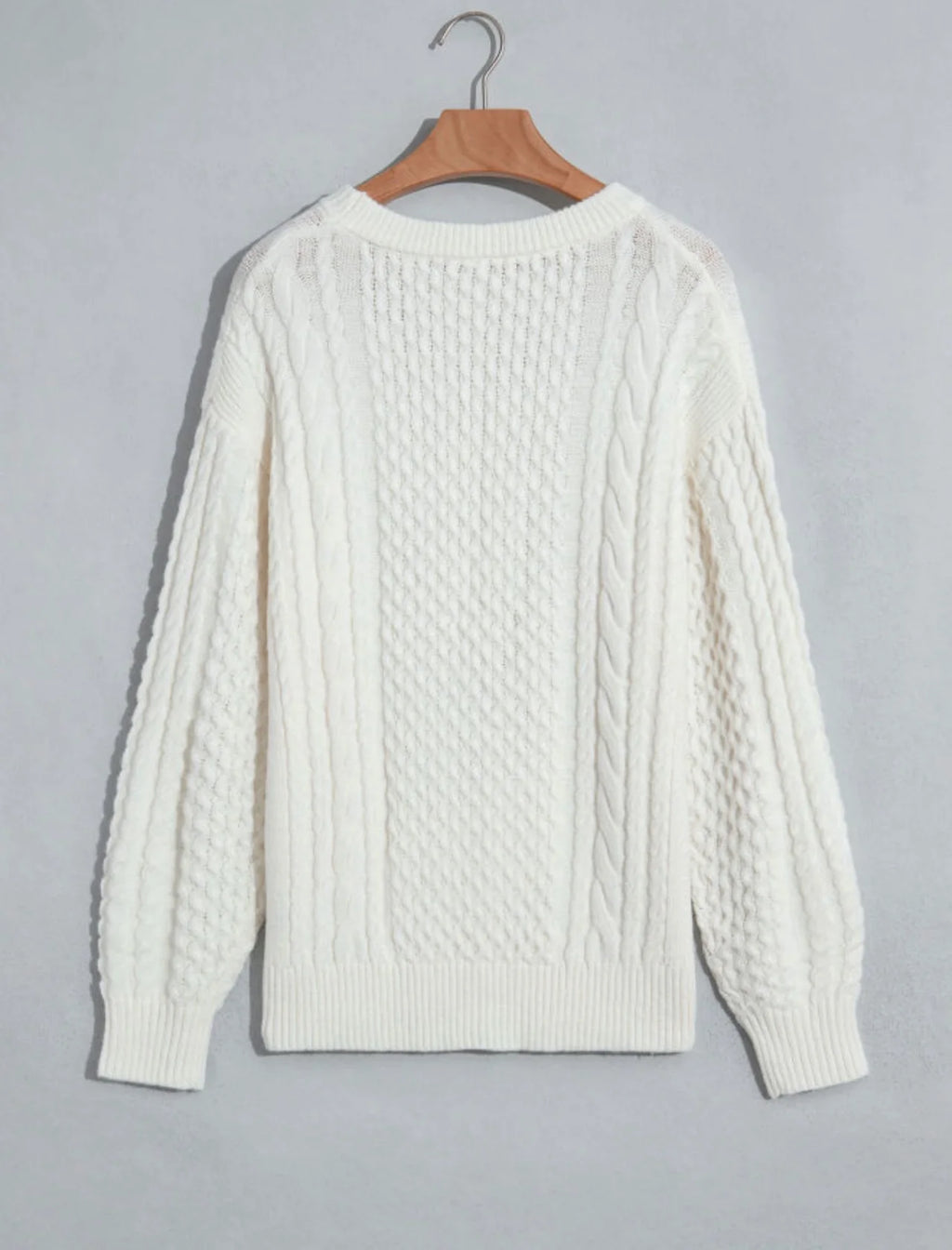 PREORDER: Ivory Coast Cable Knit Sweater (ETA: October)
