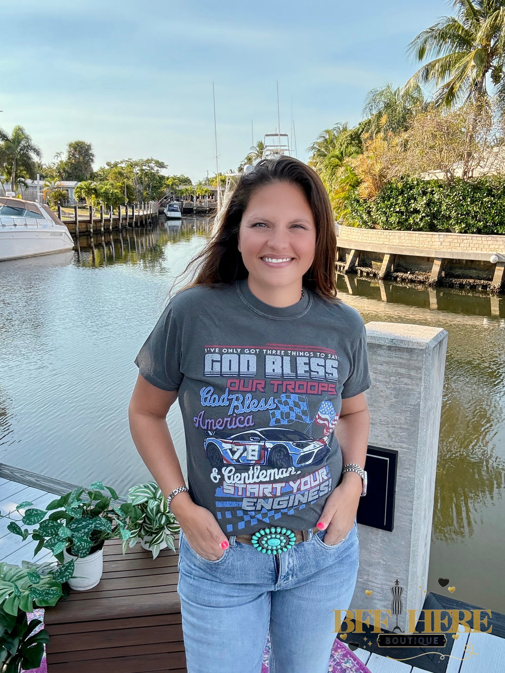 Fast Track America Tee - BFF Here