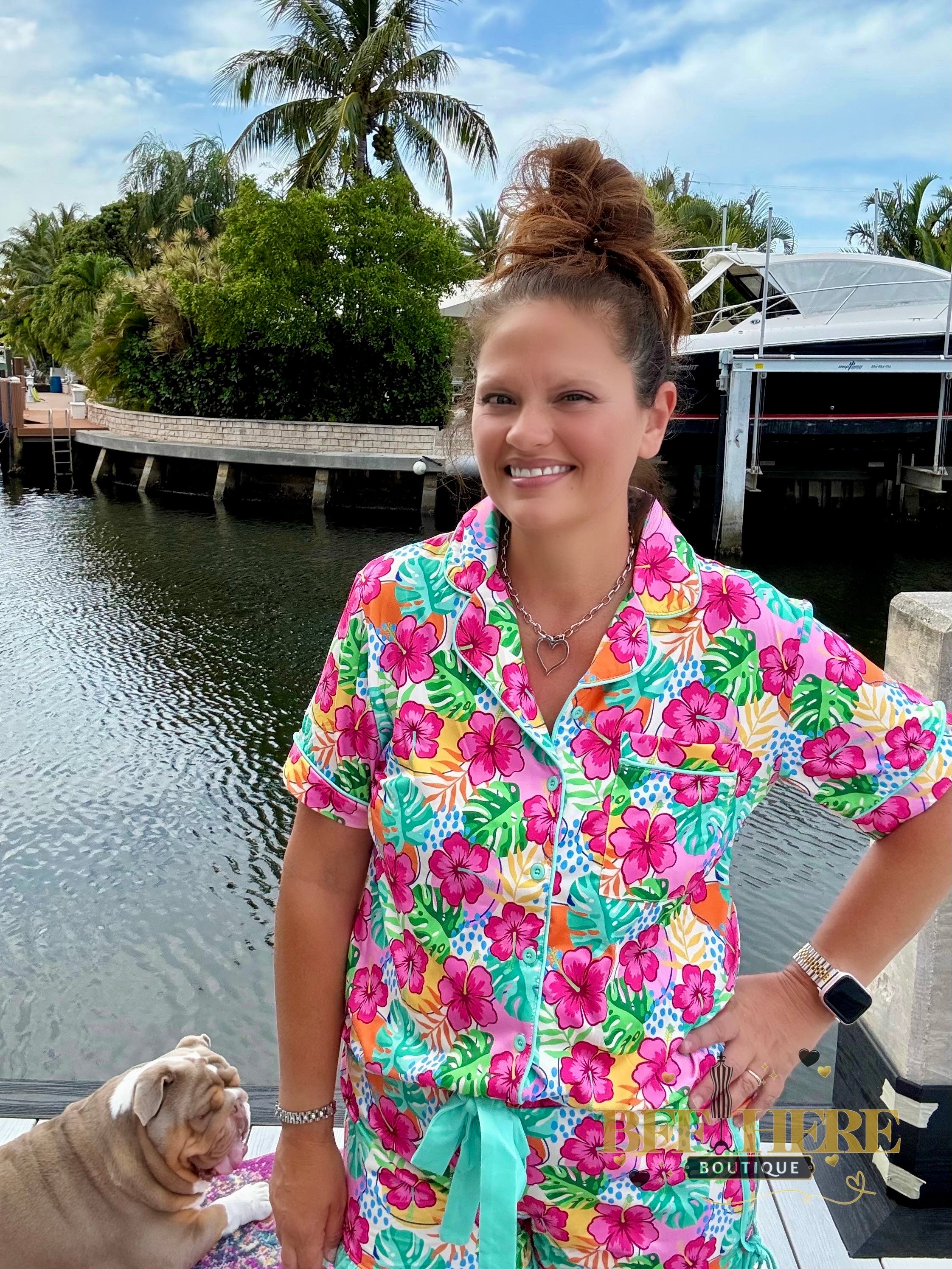 Time To Tango Tie Pajama Set by Jess Lea - BFF Here