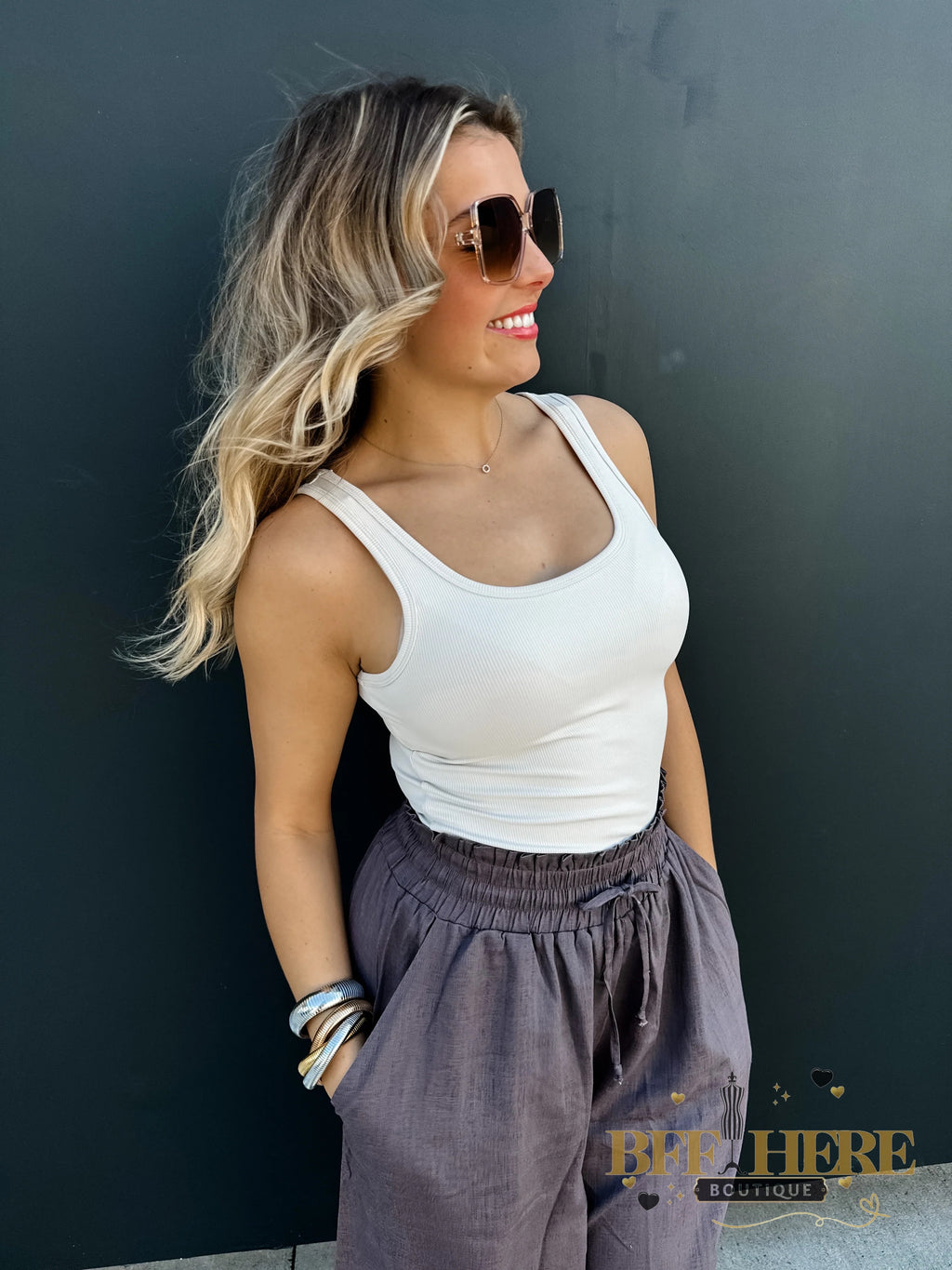 Johanna Linen Pants / Choice of Color by Blakeley - BFF Here