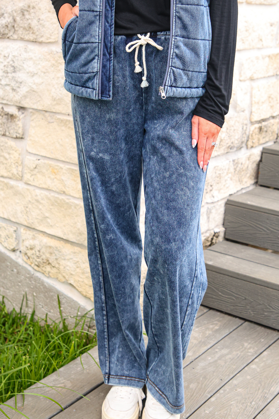 PREORDER: Refined Denim Wide Leg Pants / Light Wash by Jess Lea (ETA: October)