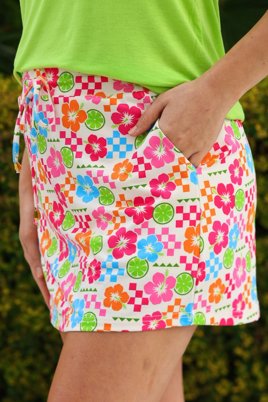 PREORDER: Check the Tropics Skort by Jess Lea (ETA: February)