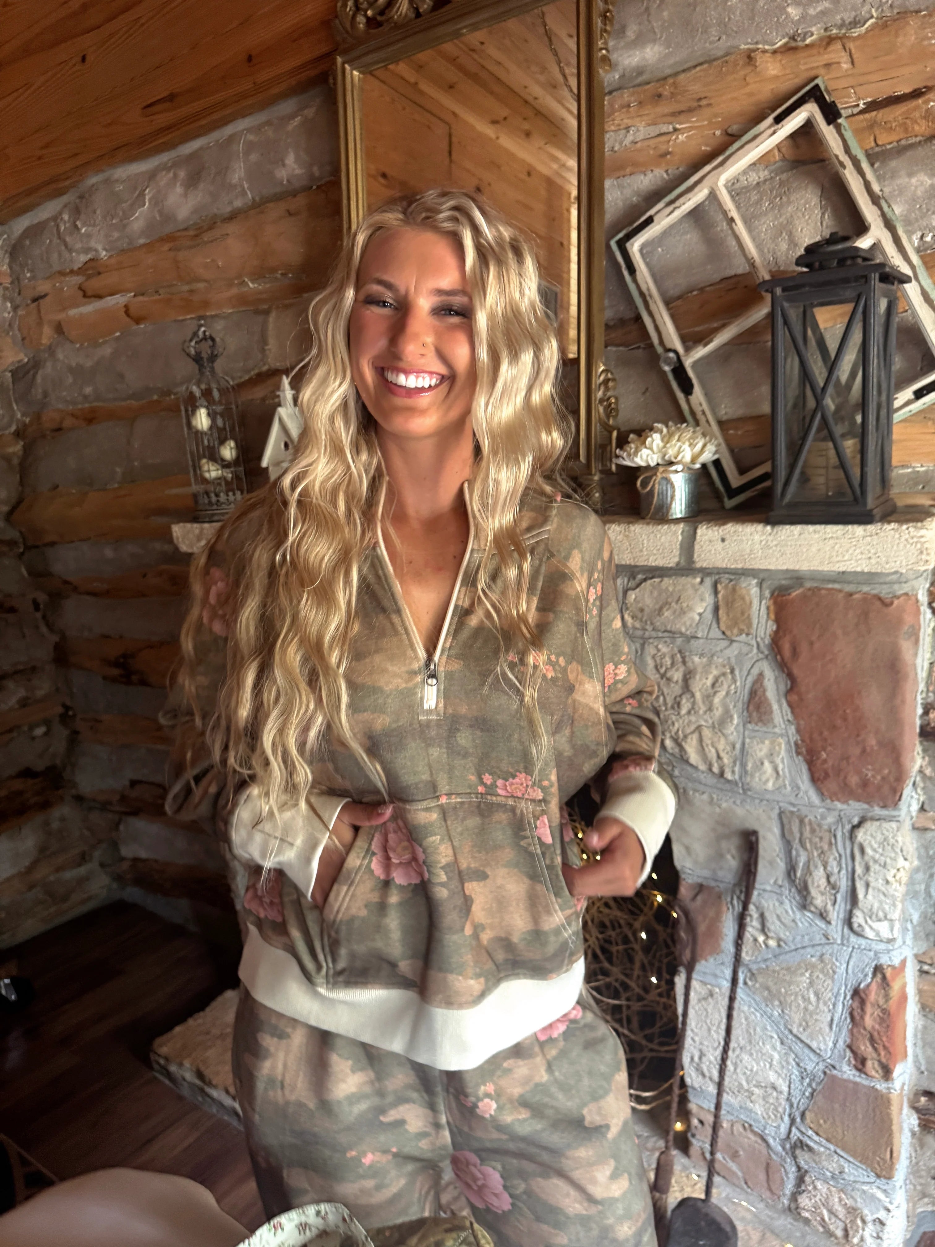PREORDER: Camo & Butterflies Easy Does It Pullover by Blakeley (ETA: August)