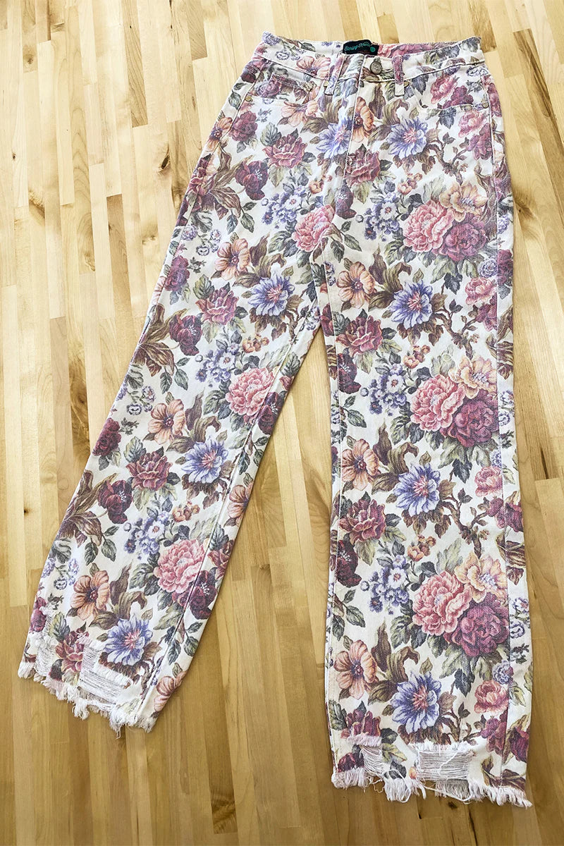 Vintage Floral Jeans by Sterling Kreek - BFF Here