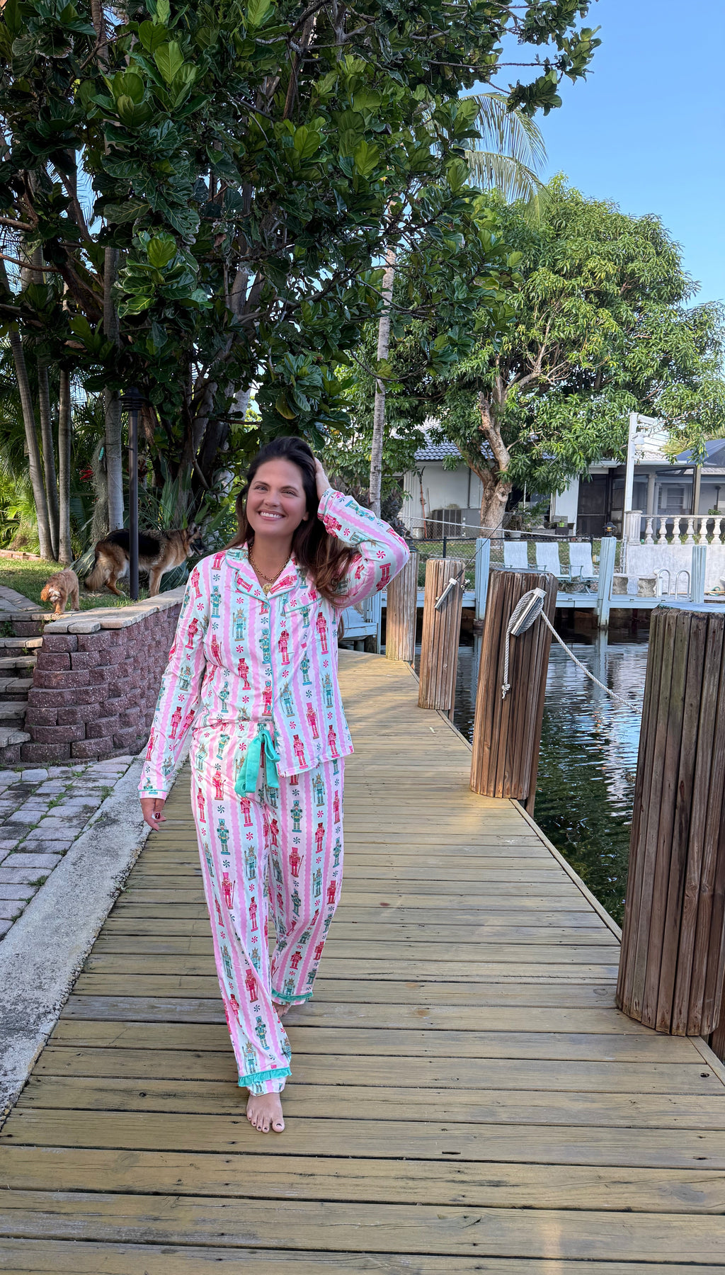 Nutcracker Magic Ruffle Pajama Set by Jess Lea - BFF Here