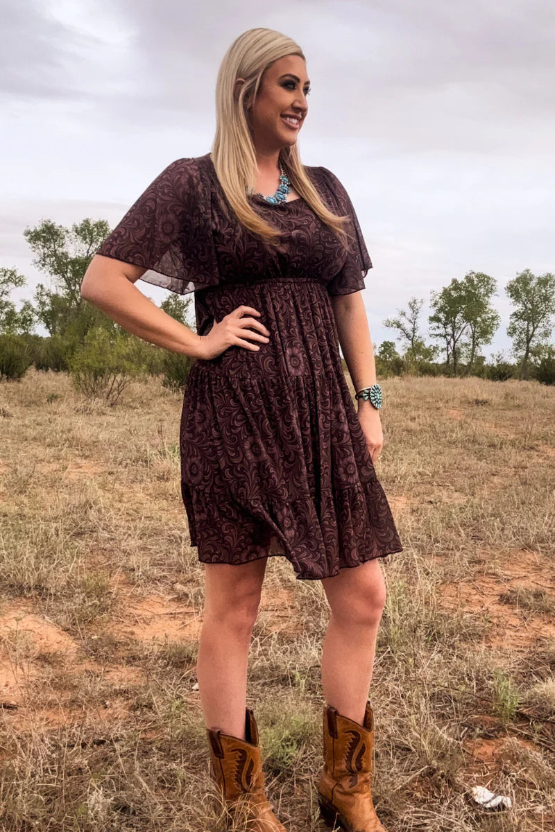 Bronzed Bloom Dress by Sterling Kreek - BFF Here