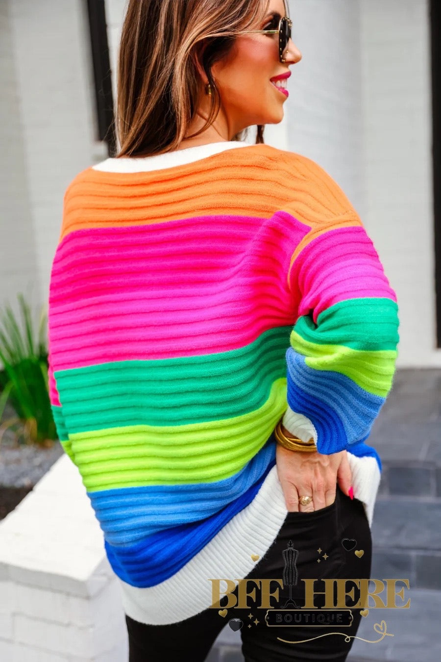 Rainbow Dreams Cardigan by Jess Lea