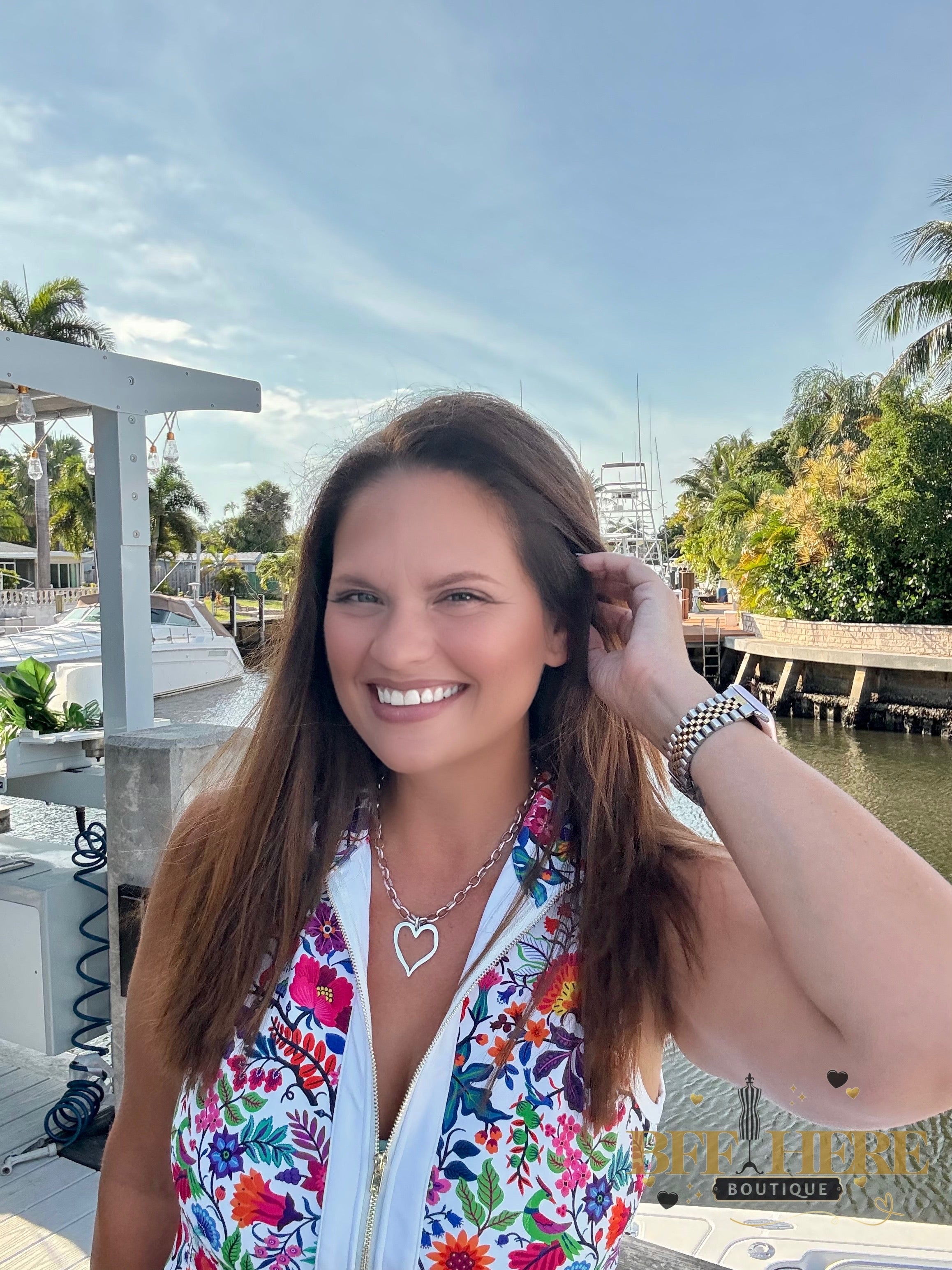 Everyday Zipper Dress / Fiesta Time White by Jess Lea - BFF Here