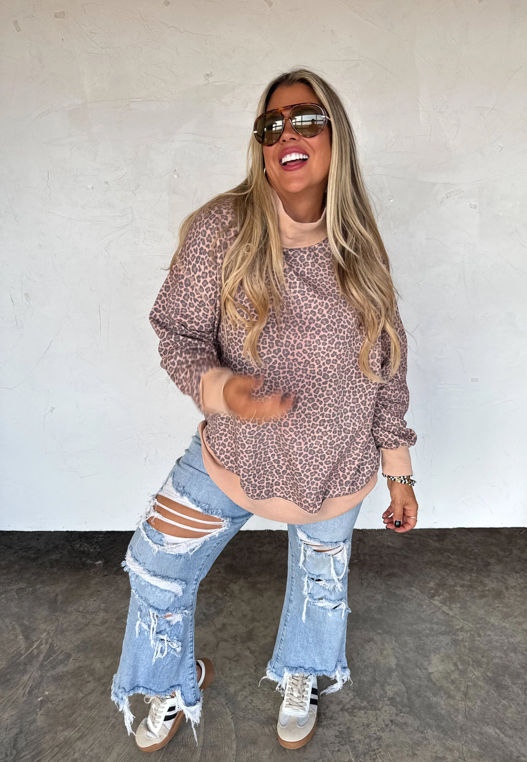 PREORDER: Miller Mock Neck Sweatshirt by Blakeley (ETA February)