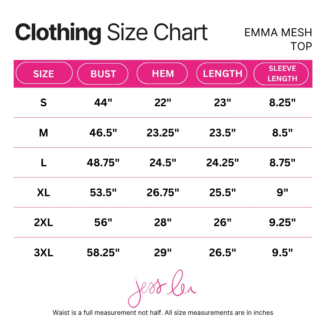 PREORDER: Emma Mesh Top / Harvest Bloom by Jess Lea (ETA: September)