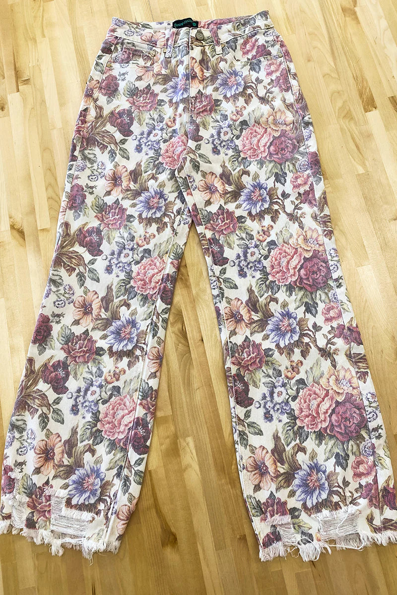 Vintage Floral Jeans by Sterling Kreek - BFF Here