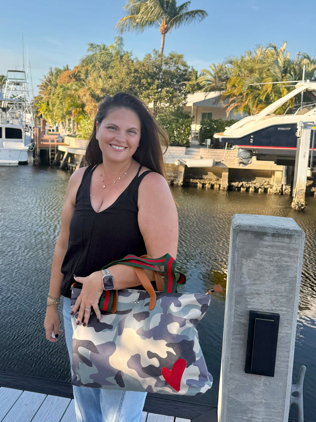 Chelsie Canvas Tote by Pretty Simple - BFF Here