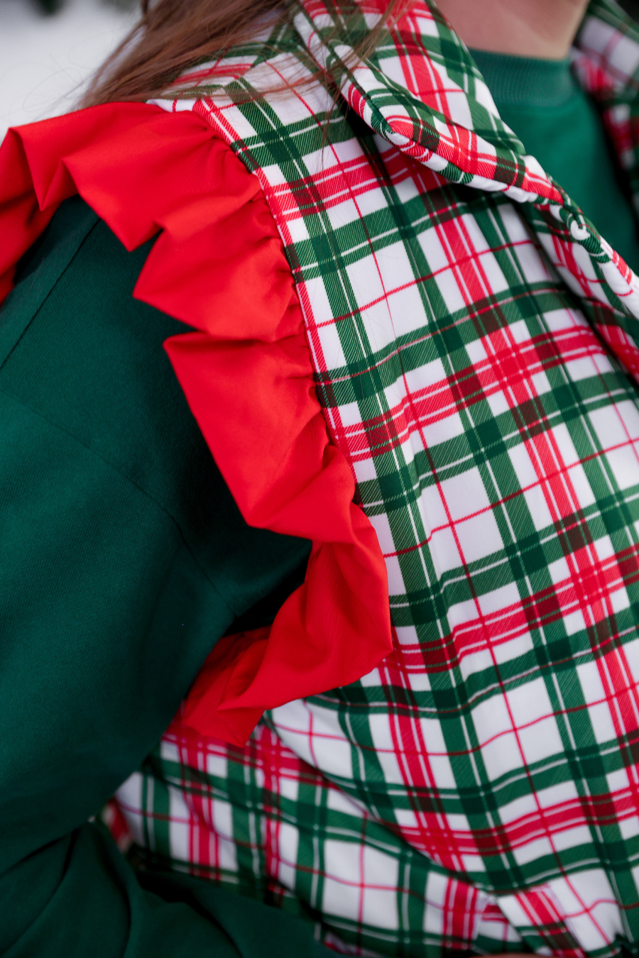 PREORDER: Classic Christmas Plaid Puffer Vest by Jess Lea (ETA: End of October) - BFF Here