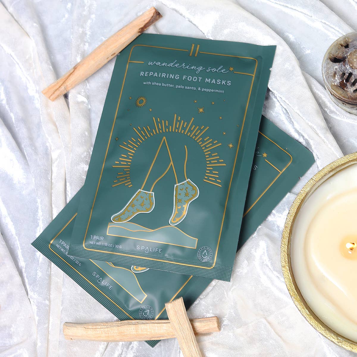 Holiday Wandering Sole Repairing Foot Masks - BFF Here