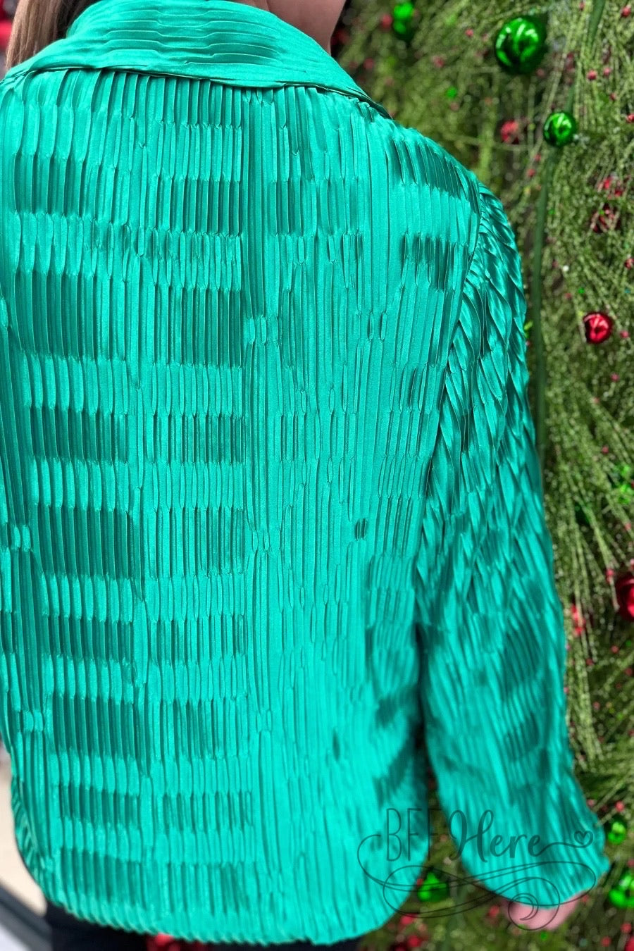 Million Miles Pleated Top - BFF Here