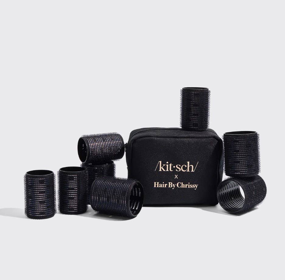 Kitsch x Hair by Chrissy Ceramic Thermal Rollers 8pc Set - BFF Here