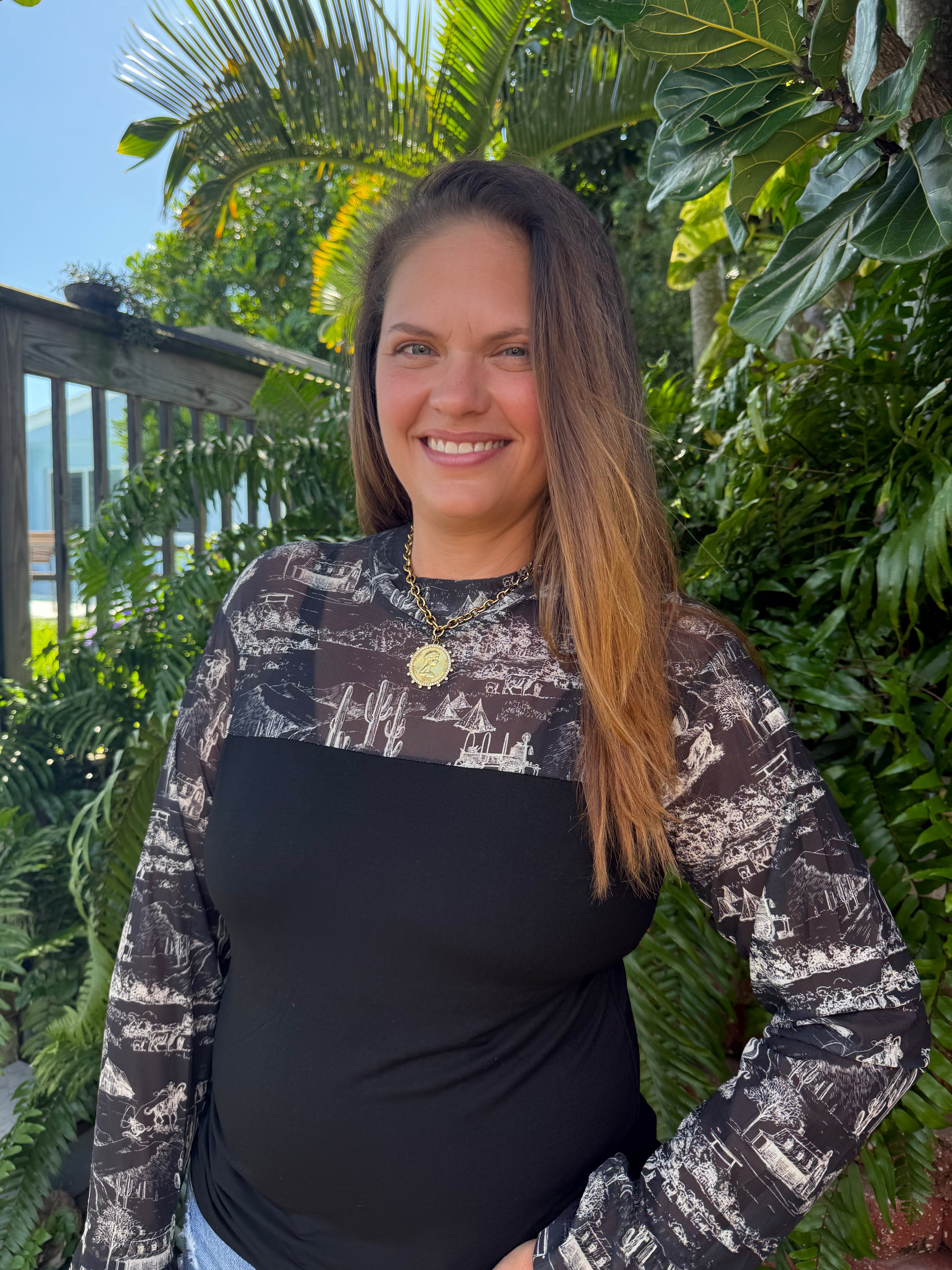 Homestead Toile Top by Sterling Kreek - BFF Here