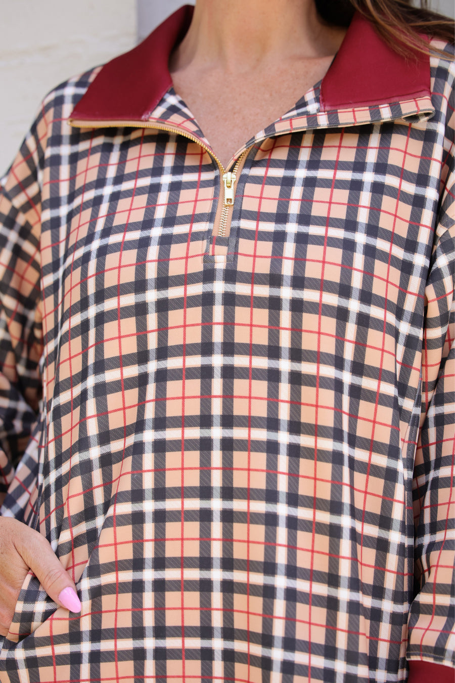 PREORDER: Everyday Pullover / Nora Plaid by Jess Lea (ETA: September)