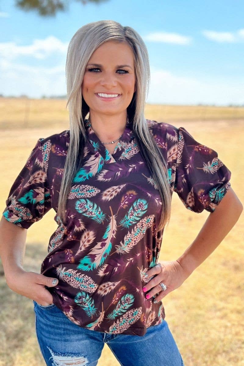 Feather Rain Top by Sterling Kreek - BFF Here