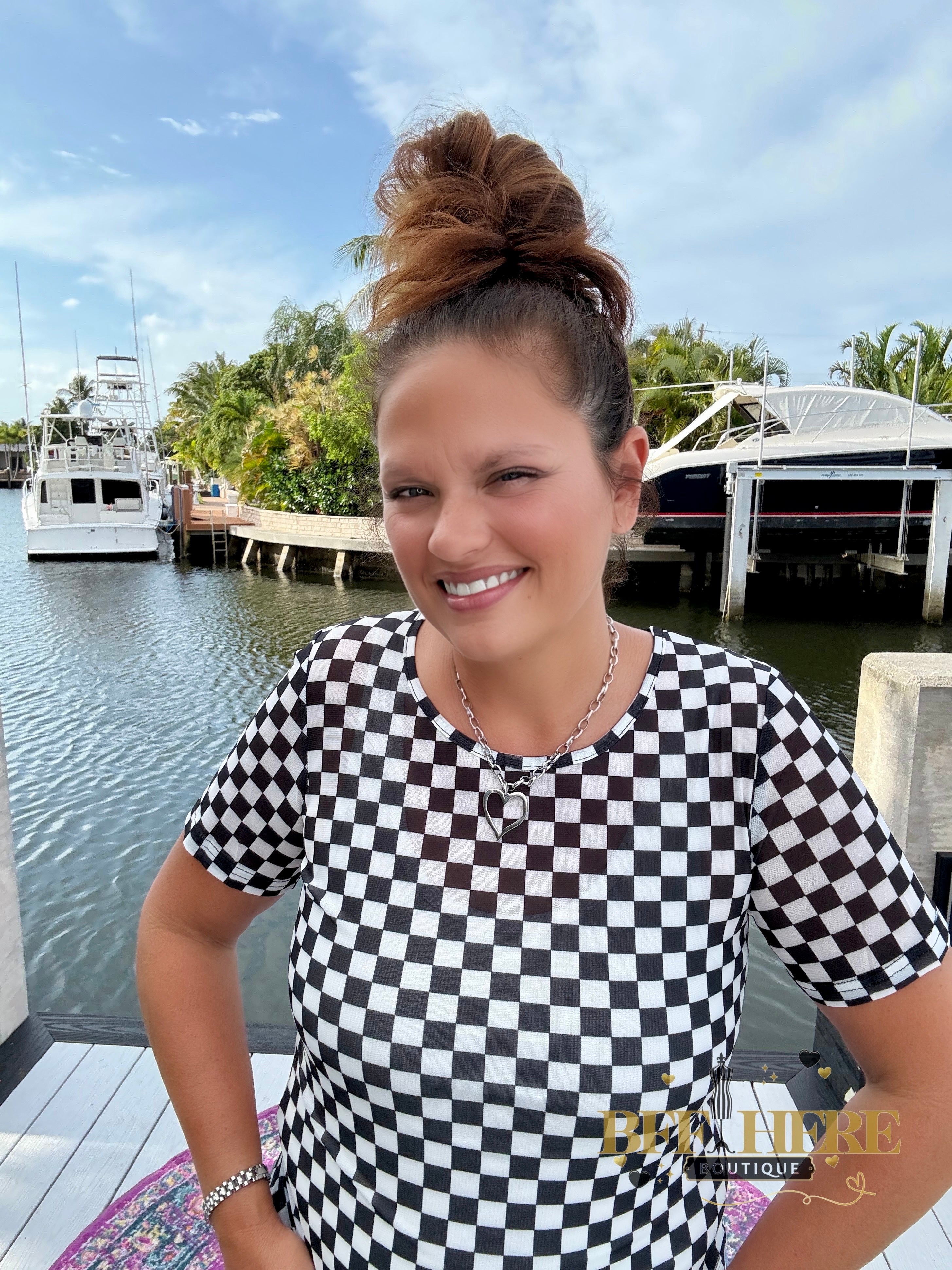 If You Ain’t First, You’re Last Mesh Top by Sterling Kreek - BFF Here