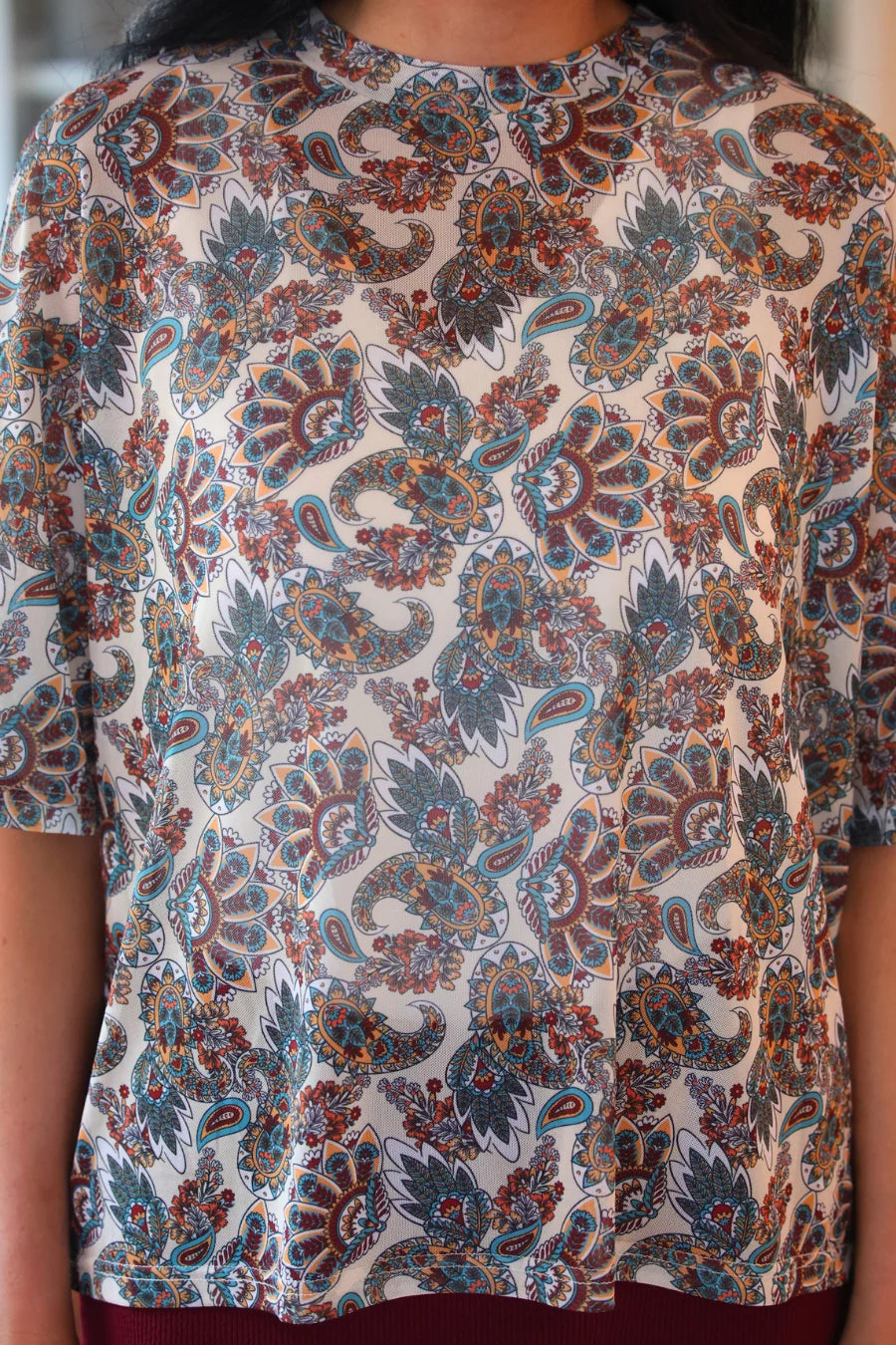 PREORDER: Emma Mesh Top / Magnolia Paisley by Jess Lea (ETA: September)