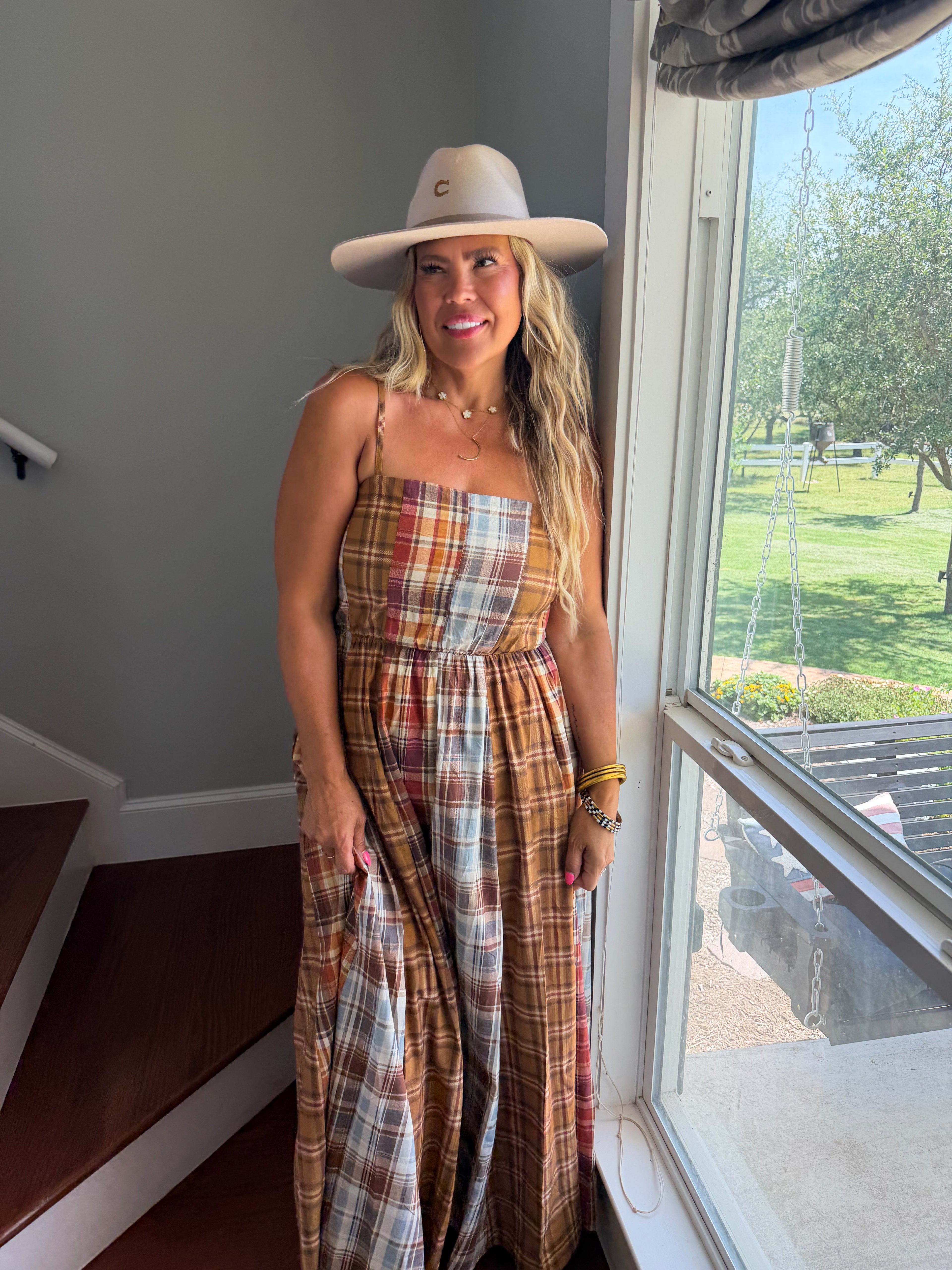 PREORDER: The Ashford Plaid Maxi Dress by Blakeley (ETA: October)