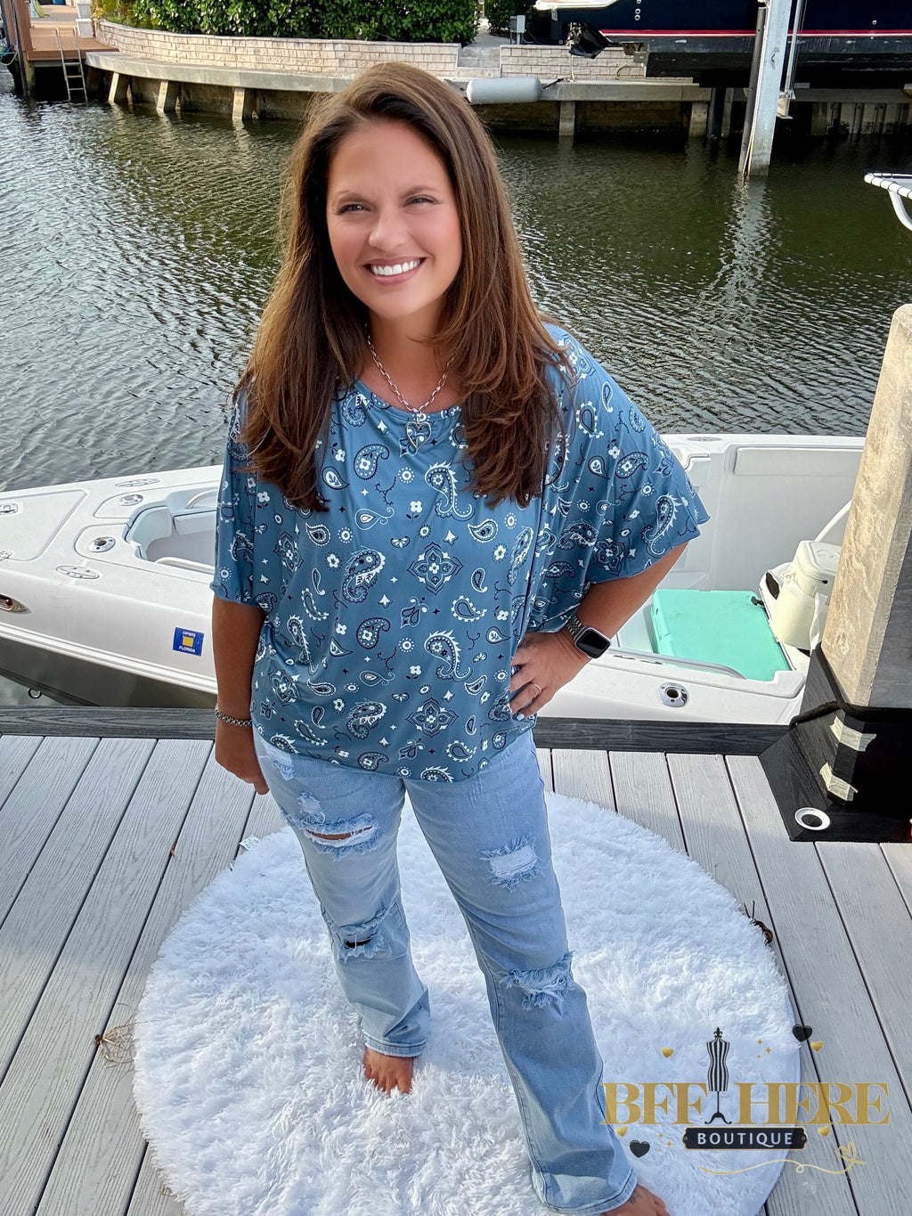 Pretty In Paisley Top by Sterling Kreek - BFF Here