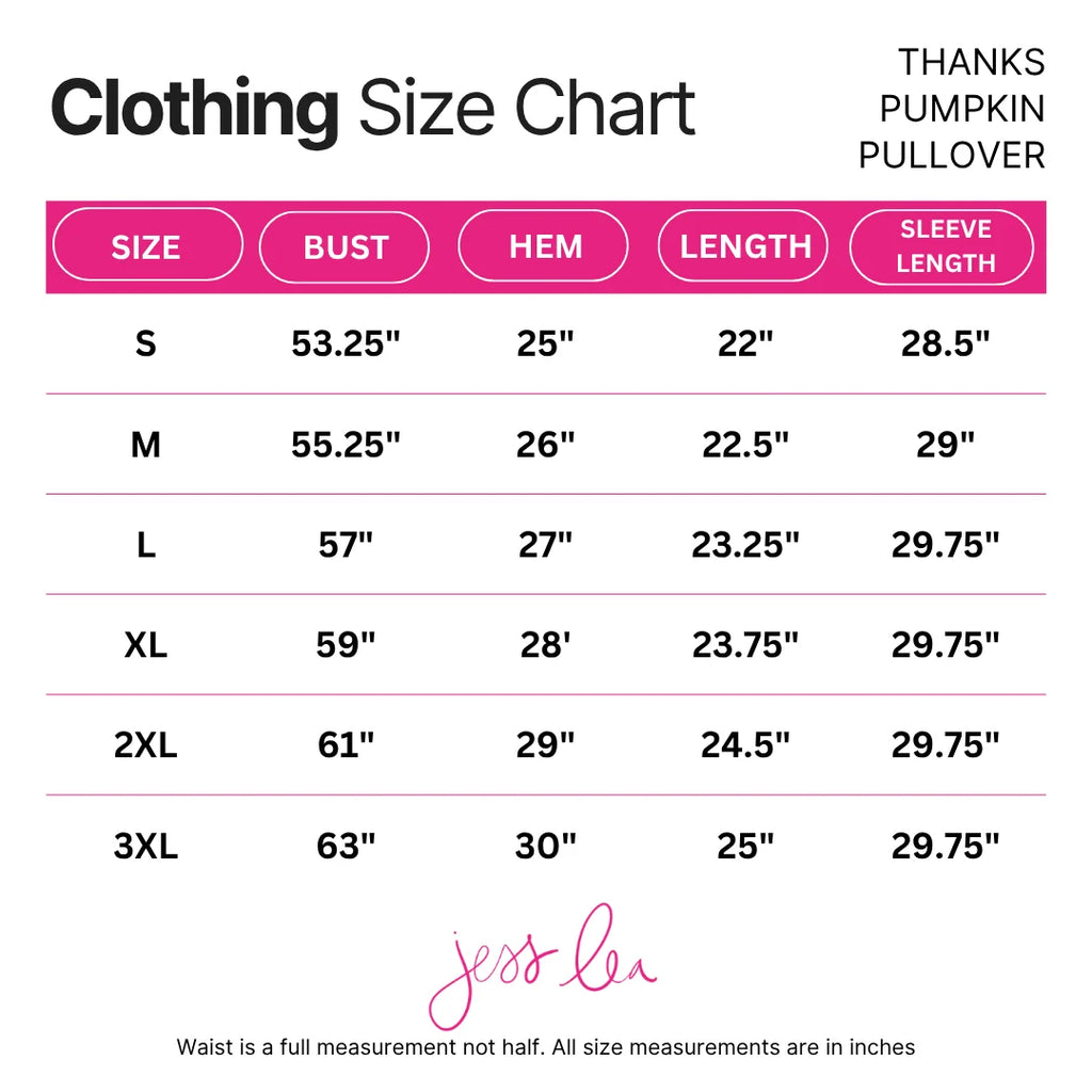 PREORDER: Thanks Pumpkin Pullover by Jess Lea  (ETA: September)