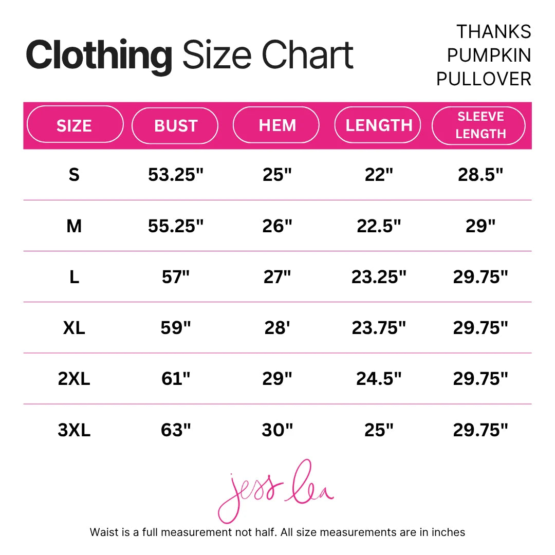 PREORDER: Thanks Pumpkin Pullover by Jess Lea  (ETA: September)