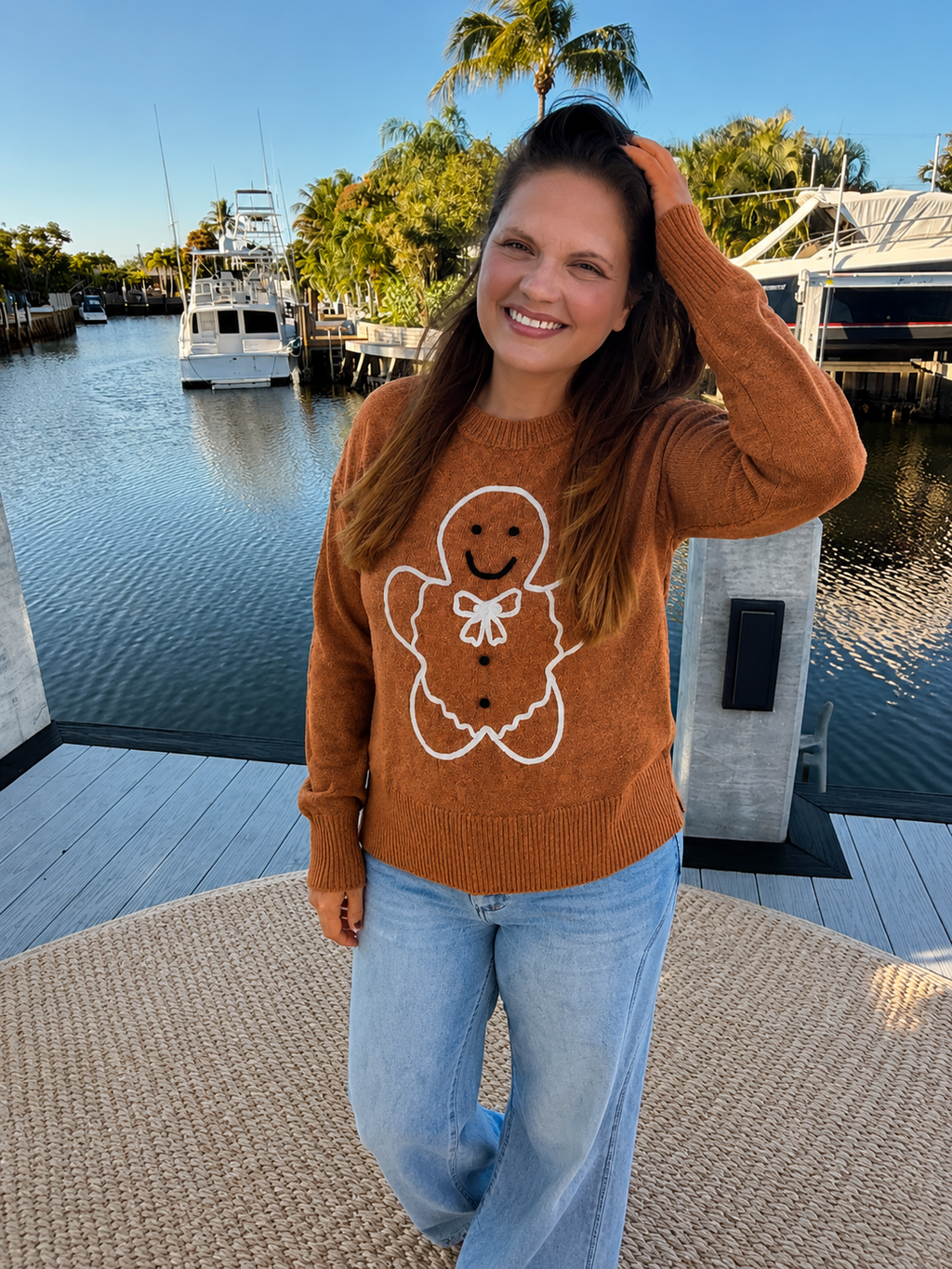 PREORDER: Gingerbread Kisses Sweater (ETA: September)