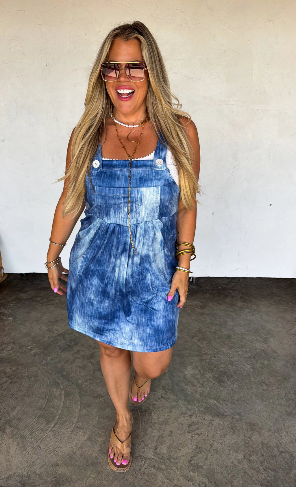 PREORDER: Mock Denim Overall Skirt by Blakeley (ETA: Late July / Early July) - BFF Here
