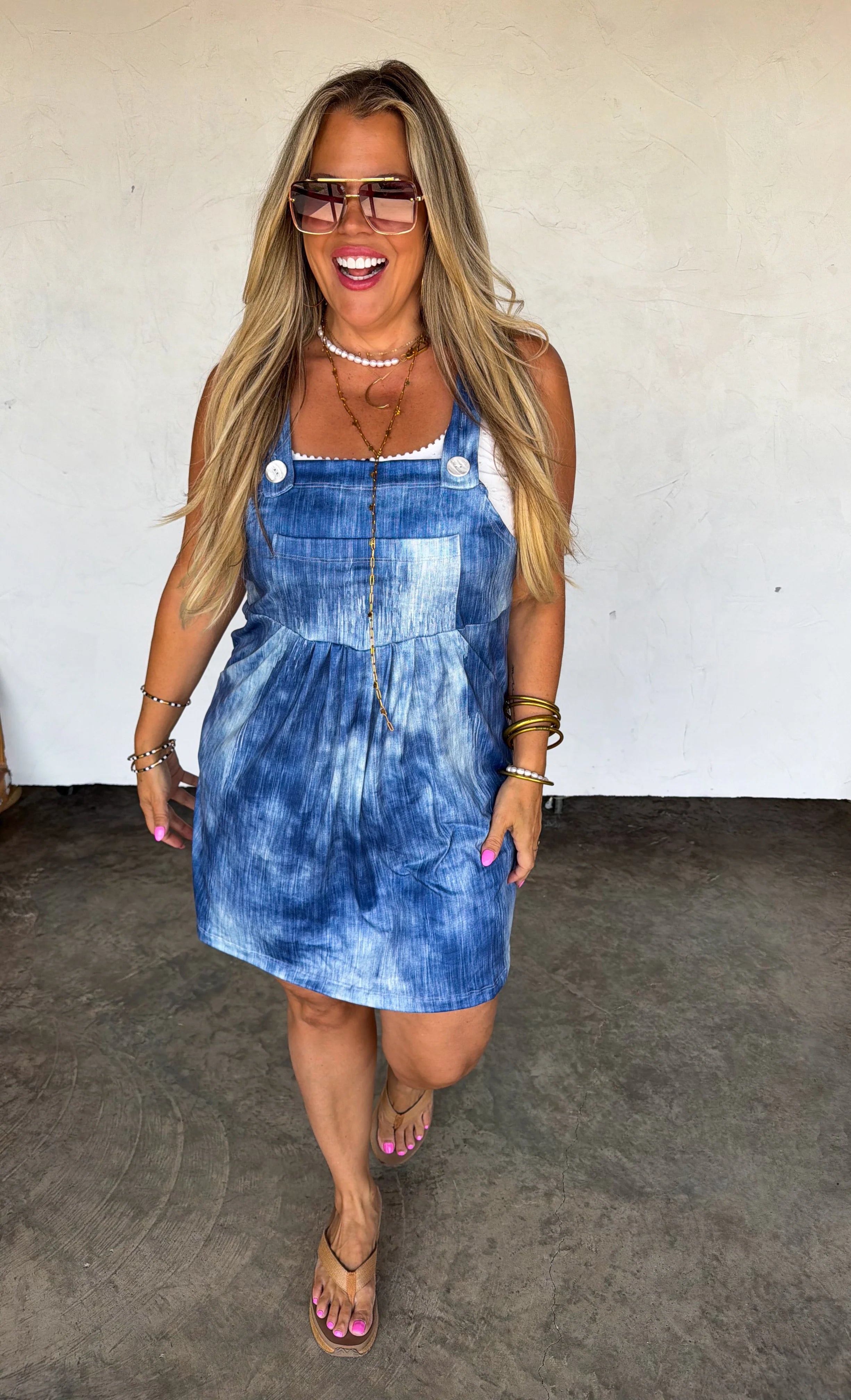 PREORDER: Mock Denim Overall Skirt by Blakeley (ETA: Late July / Early July) - BFF Here