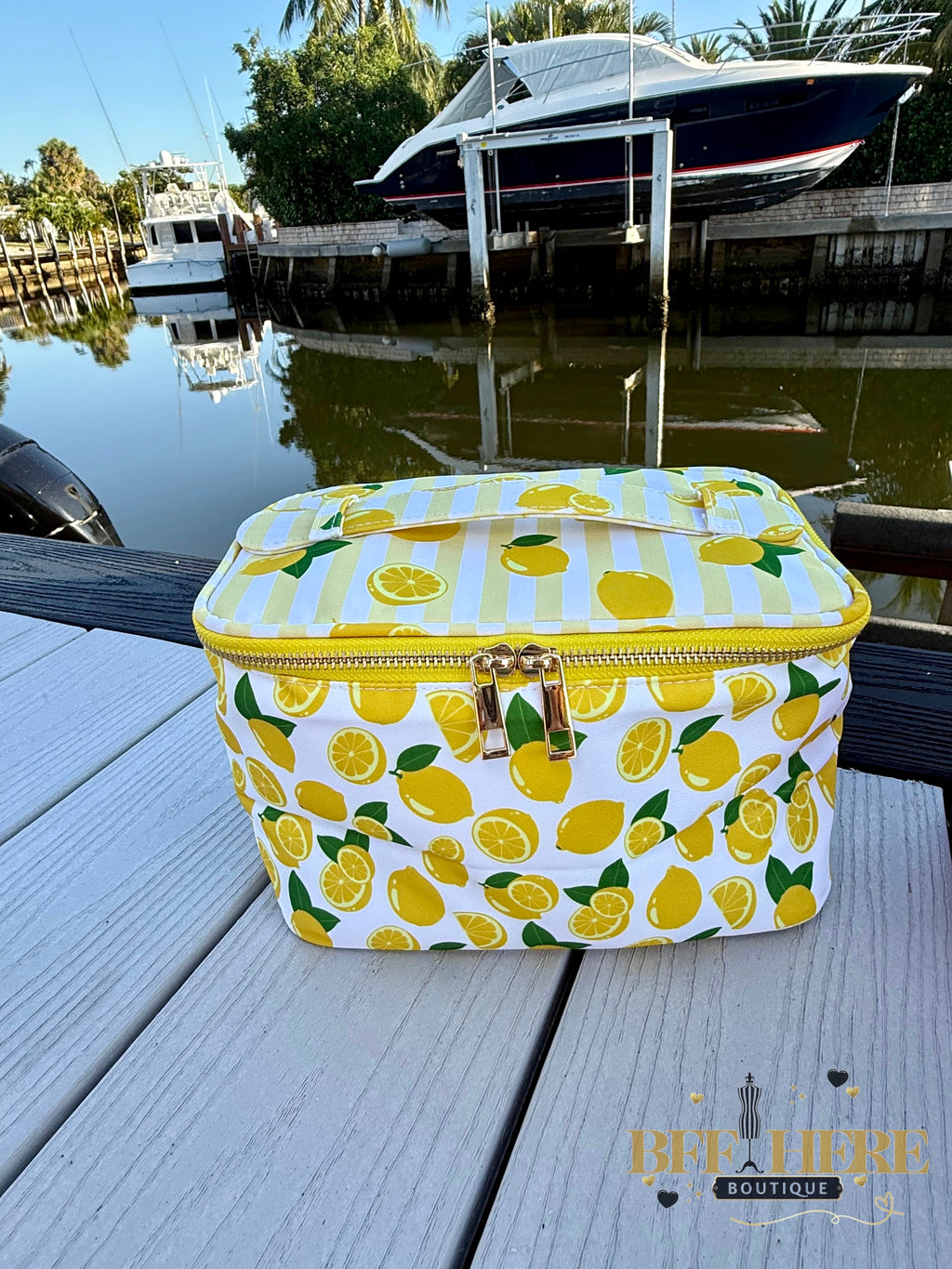 Lemon Drop Travel Bag by Jess Lea - BFF Here