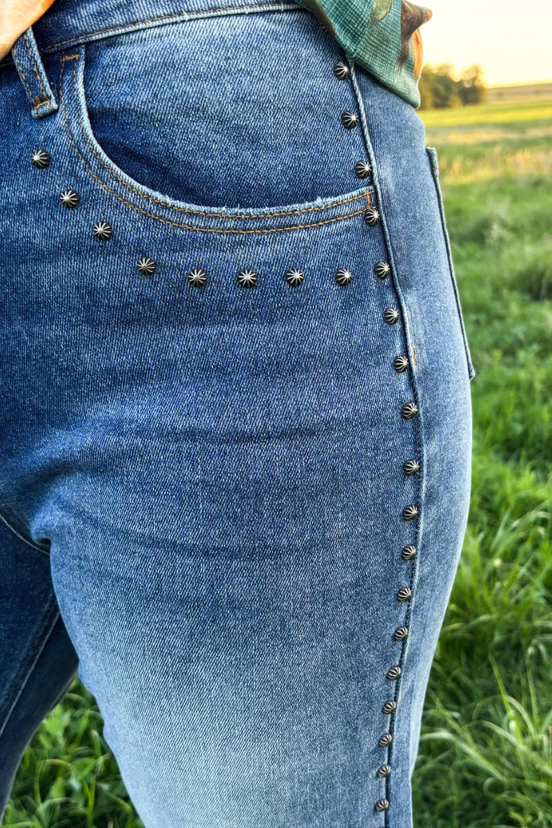 Studded SK Denim by Sterling Kreek (Ships in 1-2 weeks)