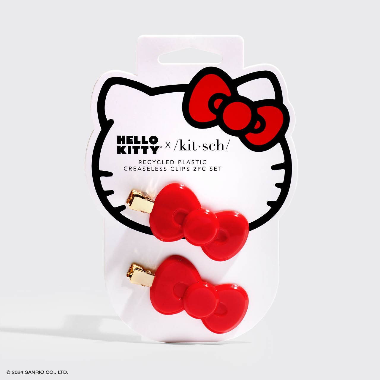 Hello Kitty x Kitsch Recycled Plastic Creaseless Clips Set - BFF Here