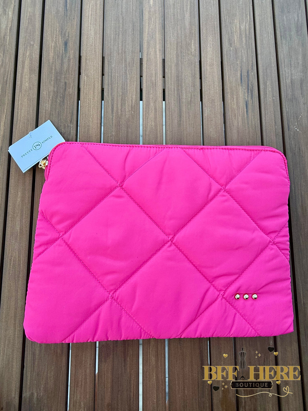 Palmer Puffer Laptop Sleeve by Pretty Simple (Choice of Color) - BFF Here