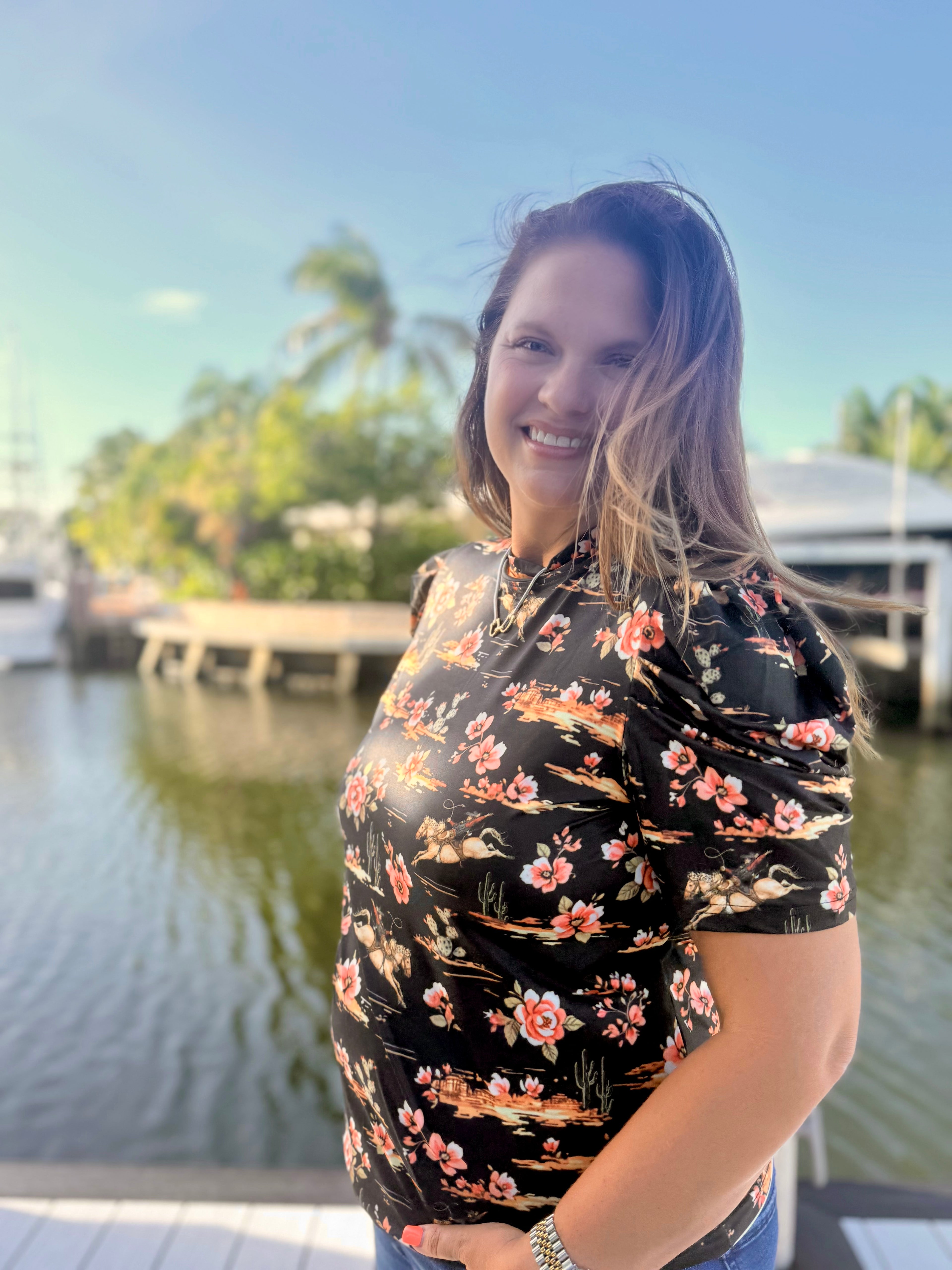 Cactus Garden Top by Sterling Kreek - BFF Here